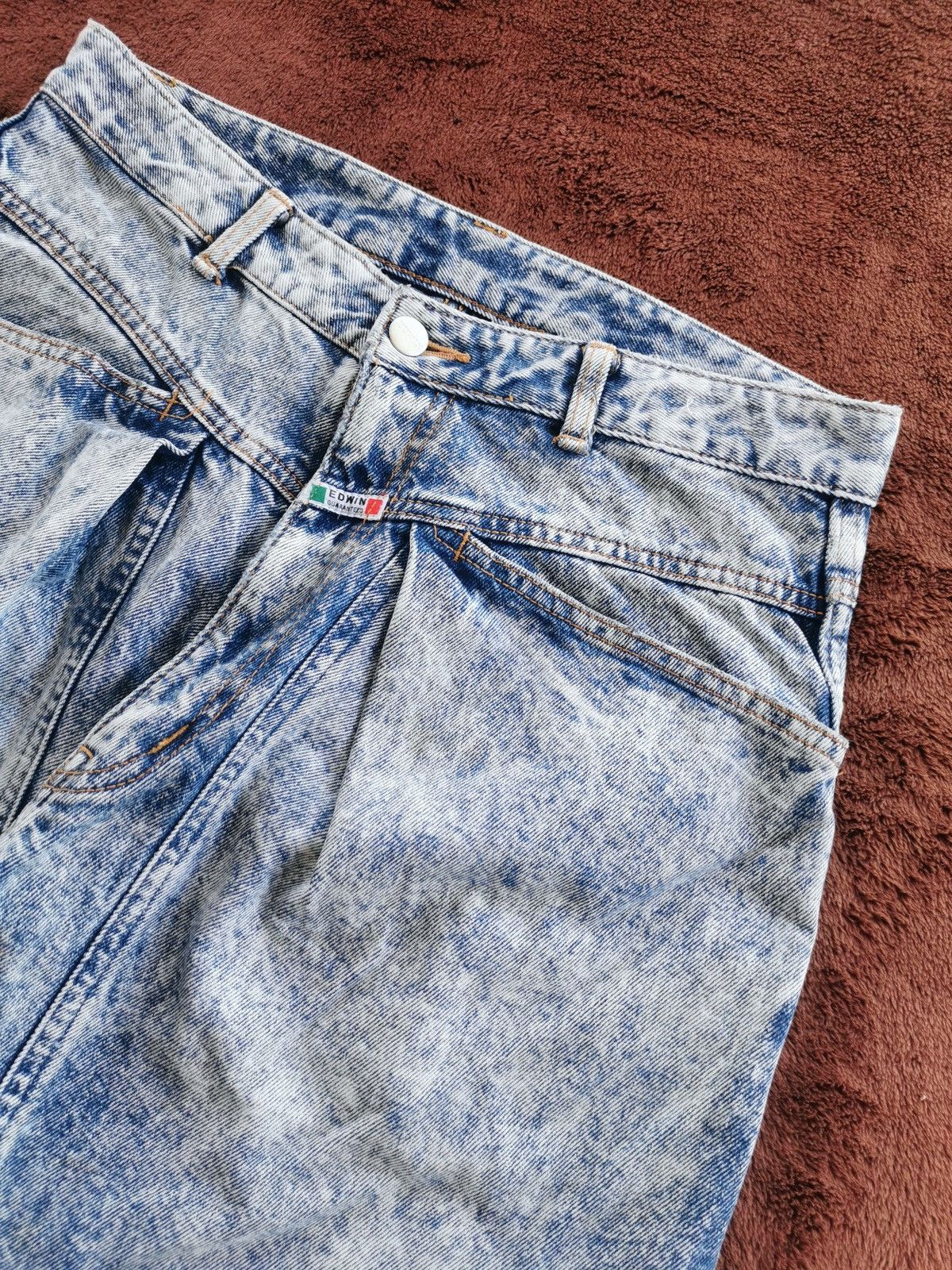 Edwin 90s Vintage Edwin Tapered Mom Denim Jeans Size 29" - 4 Thumbnail