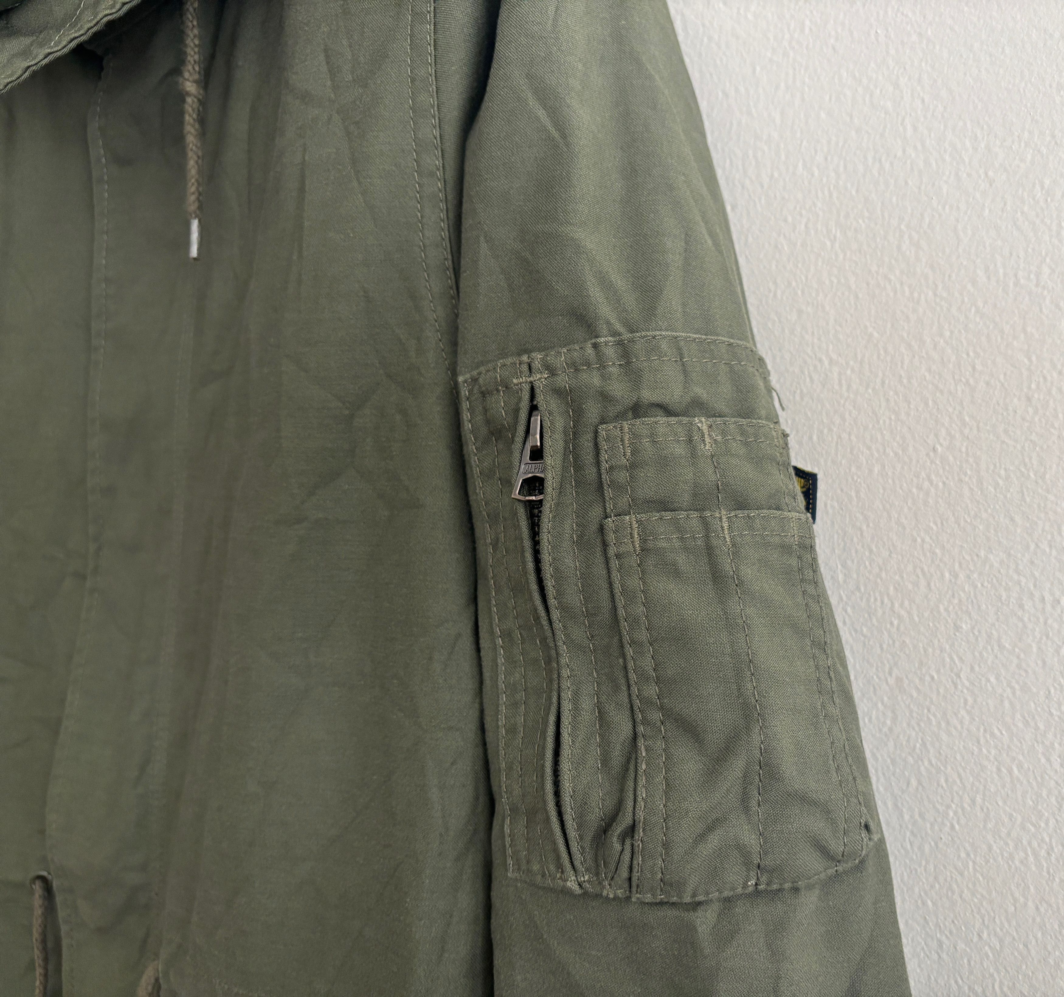 Alpha Industries Olive Green Fishtail Parka Coat /Jacket Medium- Large Size US L / EU 52-54 / 3 - 7 Thumbnail