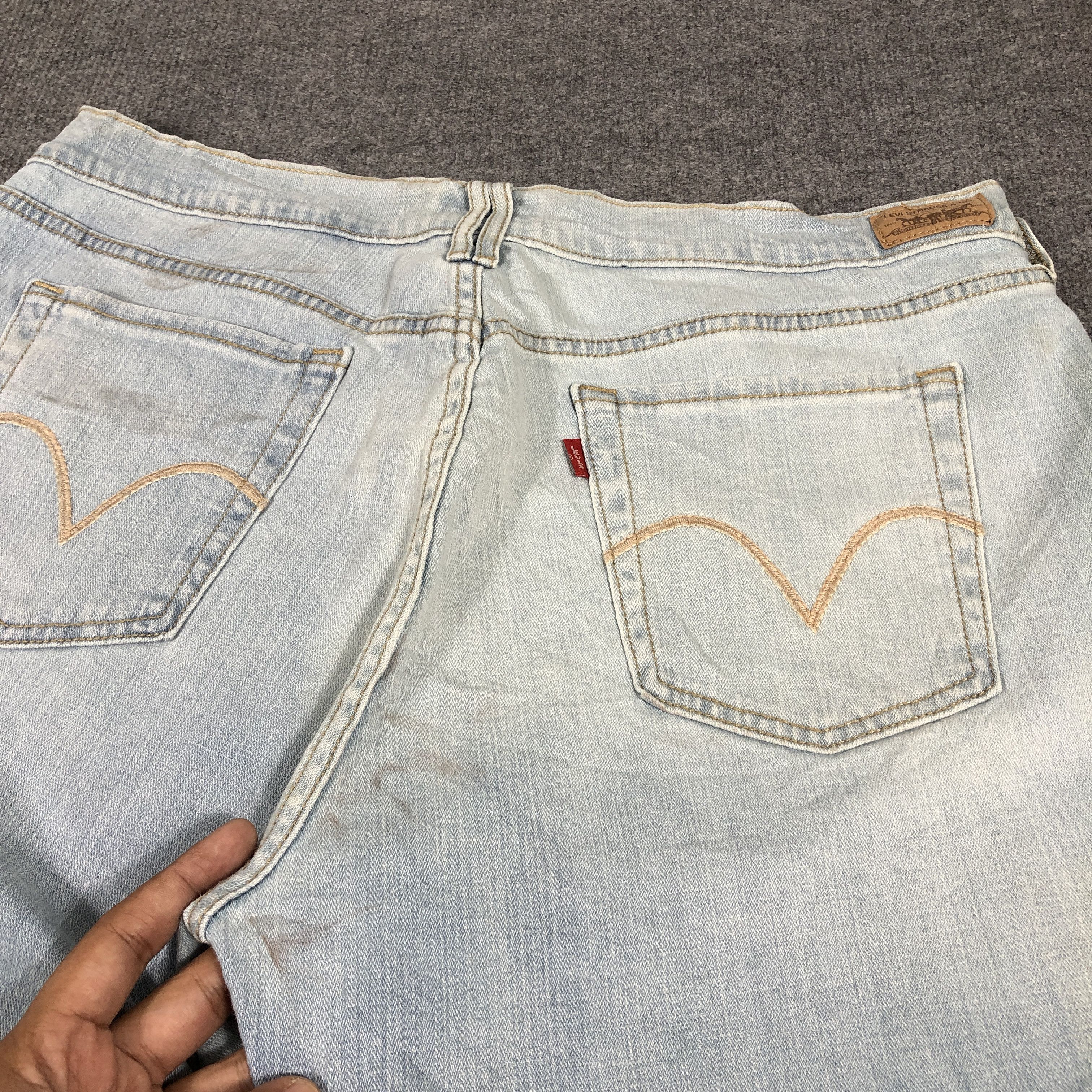 Levi's × Vintage Womens Vintage Levis 515 Jeans Short Pants L1077W Size 35" - 5 Thumbnail