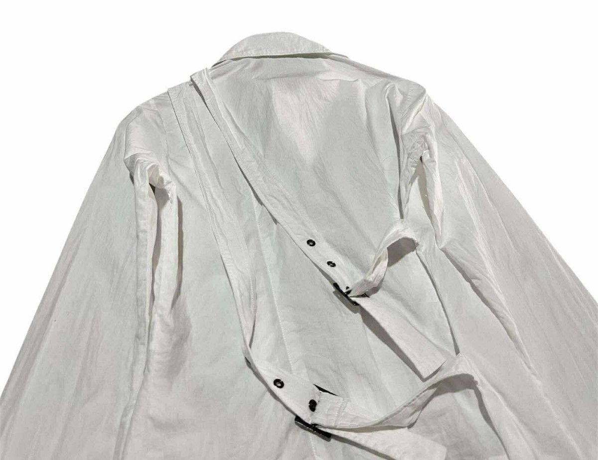 If Six Was Nine 🔥Sick Y2K Peace Now Bondage Shirt Asymmetric Collar Size M / US 6-8 / IT 42-44 - 9 Thumbnail