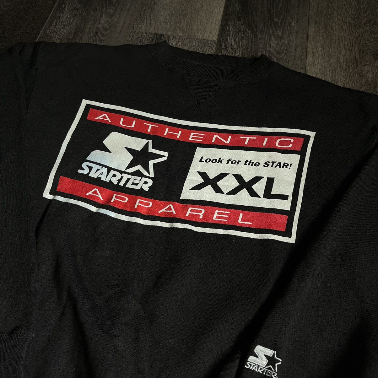 Starter New Vintage 90s Starter Authentic Apparel Logo Tag Crewneck Size US M / EU 48-50 / 2 - 2 Thumbnail