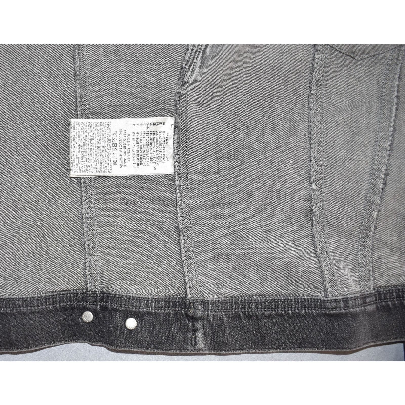 Diesel A7 NEW DIESEL Slim Tailored Gray Denim Jacket Size XS Size XS / US 0-2 / IT 36-38 - 9 Thumbnail