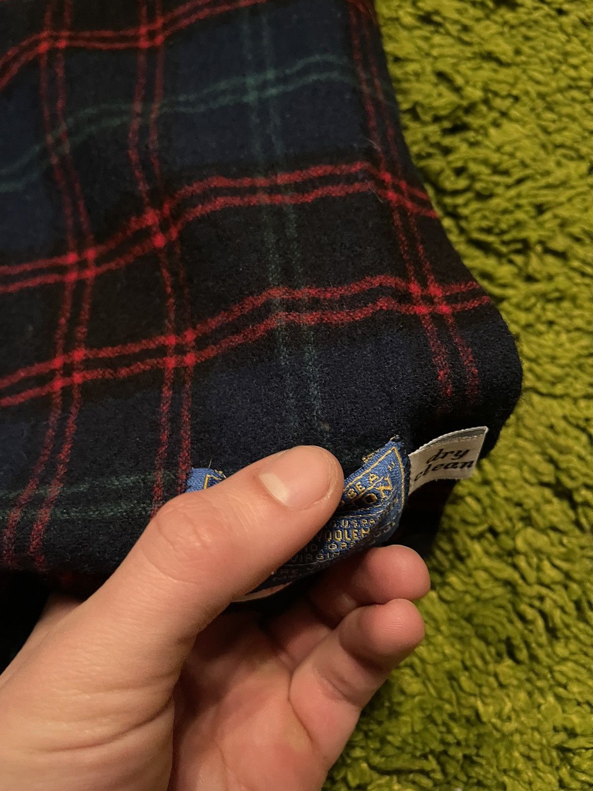 Designer × Pendleton 🇺🇸 Pendleton 100% wool made in USA tartan checkered scarf Size ONE SIZE - 5 Thumbnail