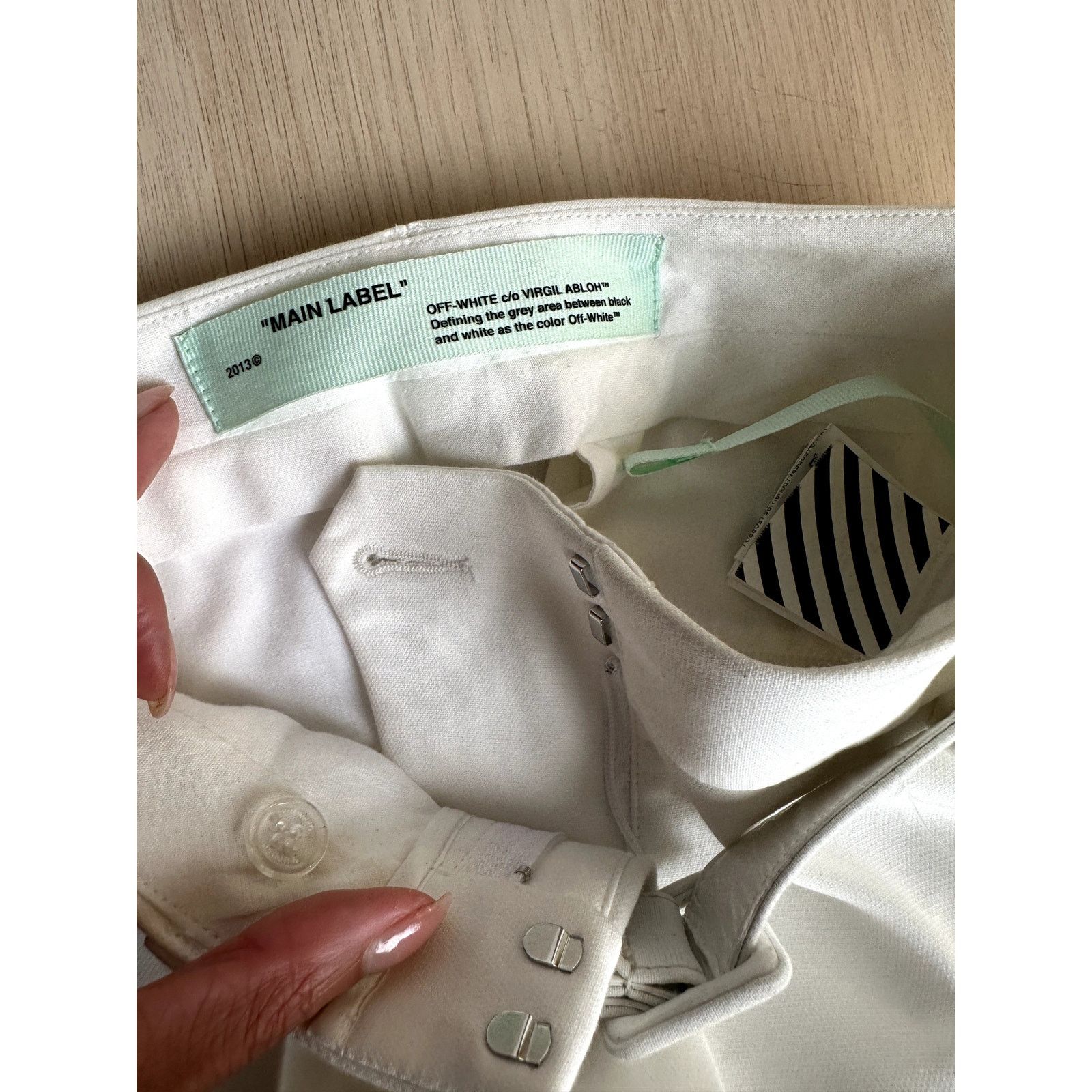 Off-White Off-White White Pleated Pant with Belt Size 38 - NEW Size 38" / US 16 / IT 52 - 9 Thumbnail
