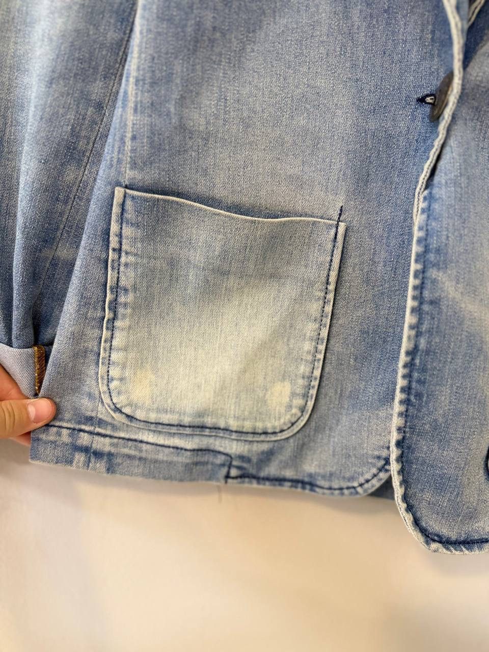 Miss Sixty Miss Sixty Vintage Racer Moto Y2K Denim Jacket Size M / US 6-8 / IT 42-44 - 11 Thumbnail
