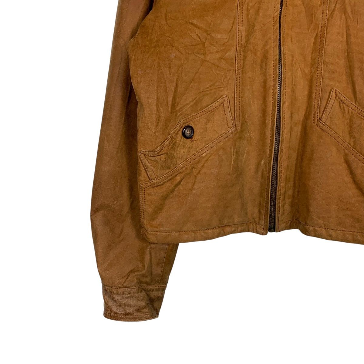 Vintage 70’s GHEZZI by ARCA Quilted Lined Leather Jacket #2363-C106 Size US M / EU 48-50 / 2 - 3 Thumbnail