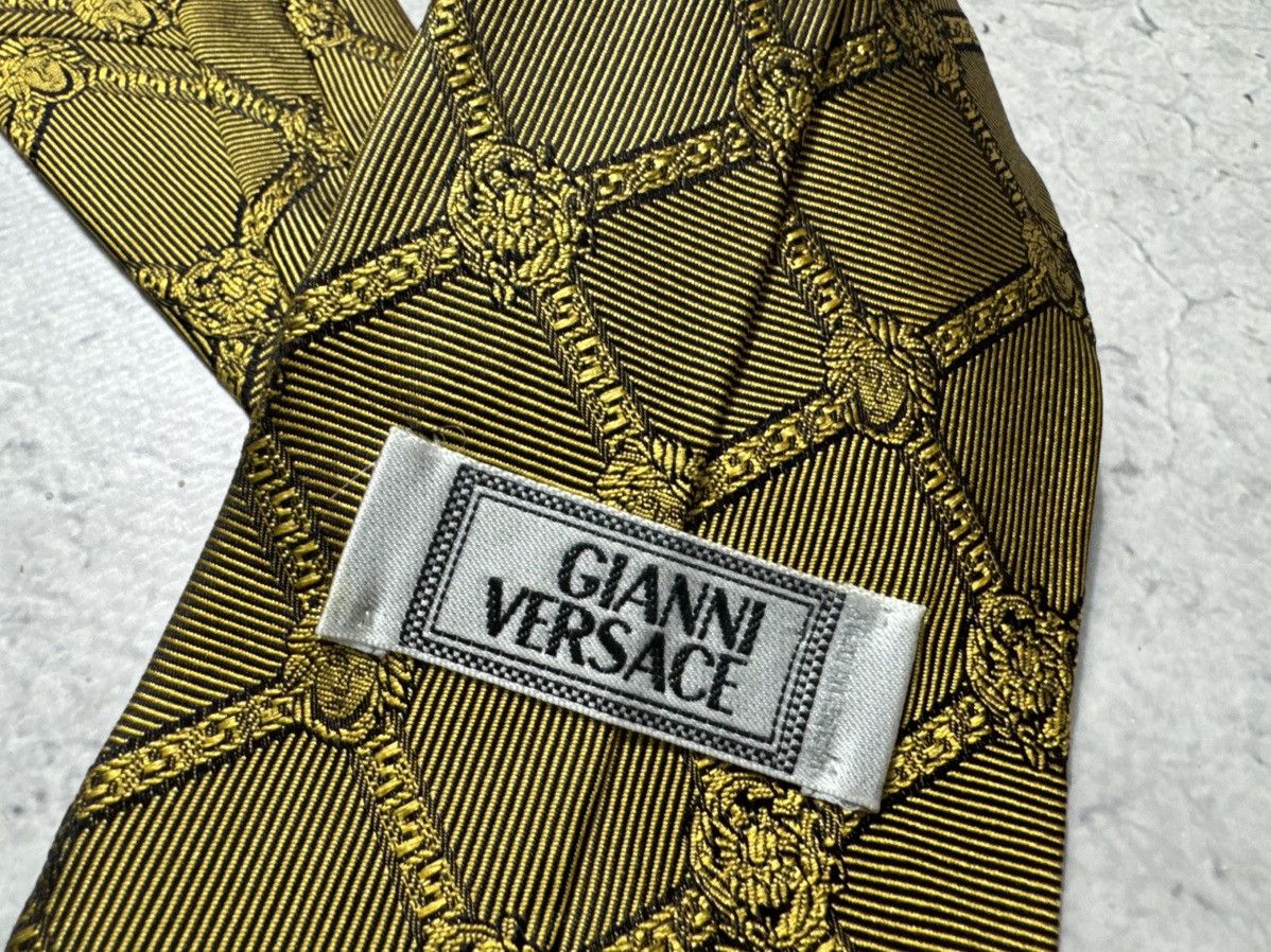 Versace Gianni Versace Vintage Silk Tie Size ONE SIZE - 3 Thumbnail