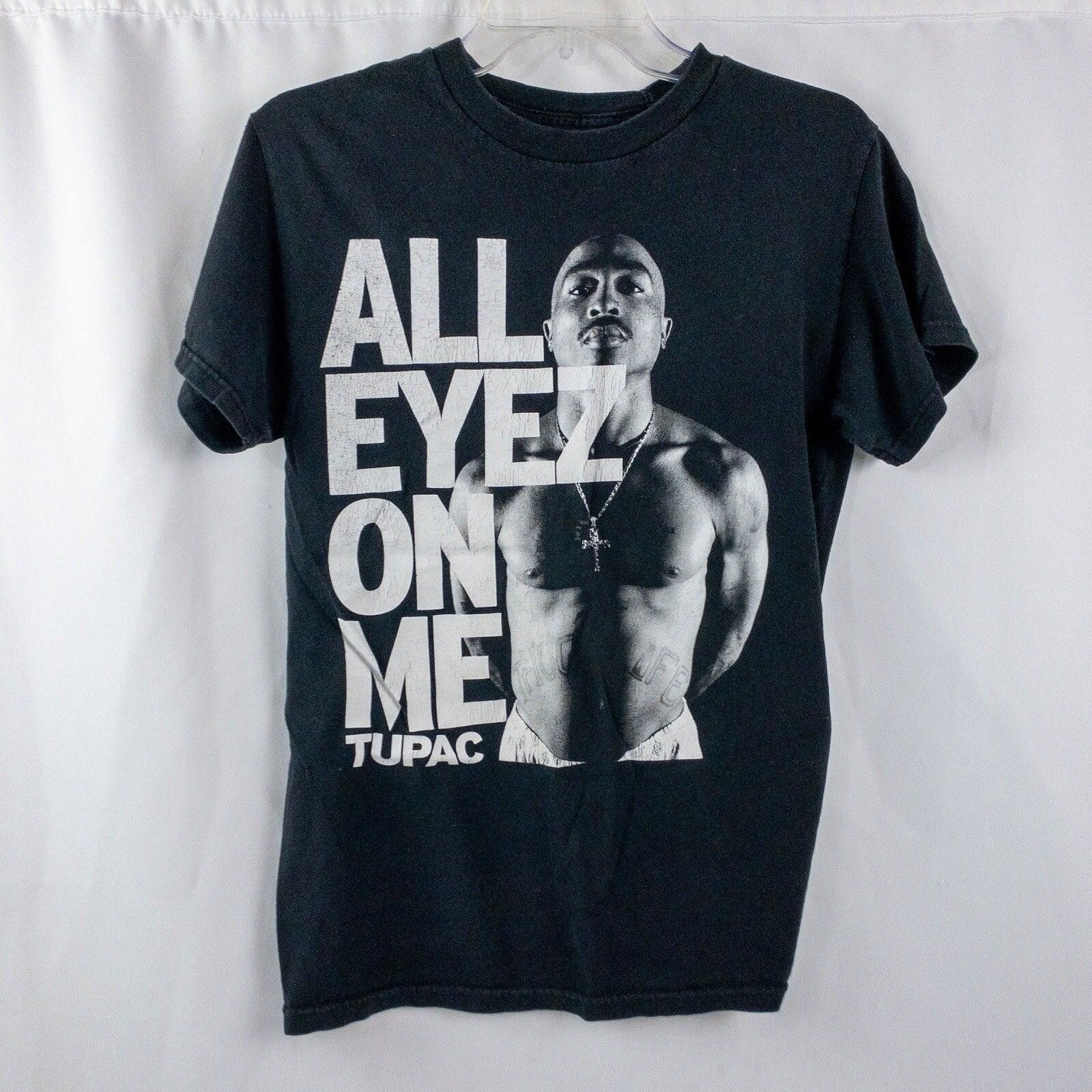 Other 2PAC Tupac Distressed Black Tee Womens Small Mens XSmall Size S / US 4 / IT 40 - 1 Thumbnail