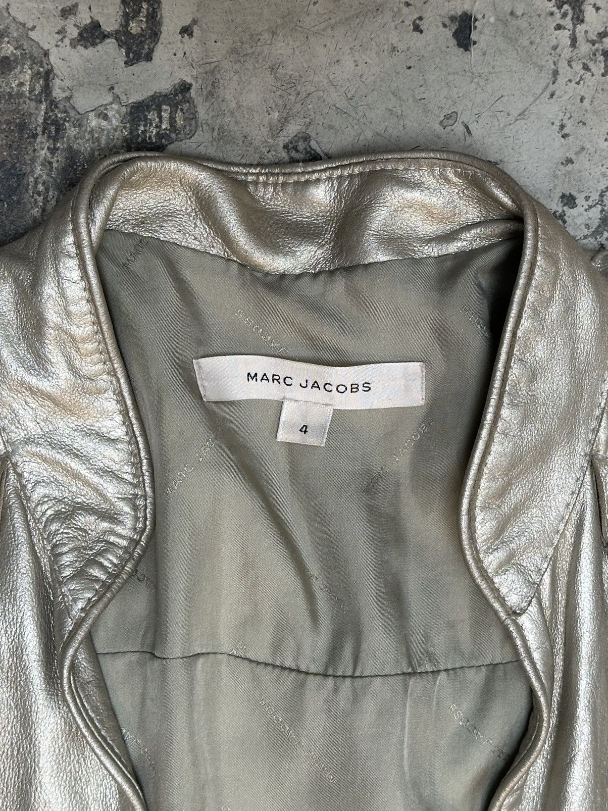 Marc Jacobs Marc Jacobs SS2004 leather jacket Size M / US 6-8 / IT 42-44 - 4 Thumbnail