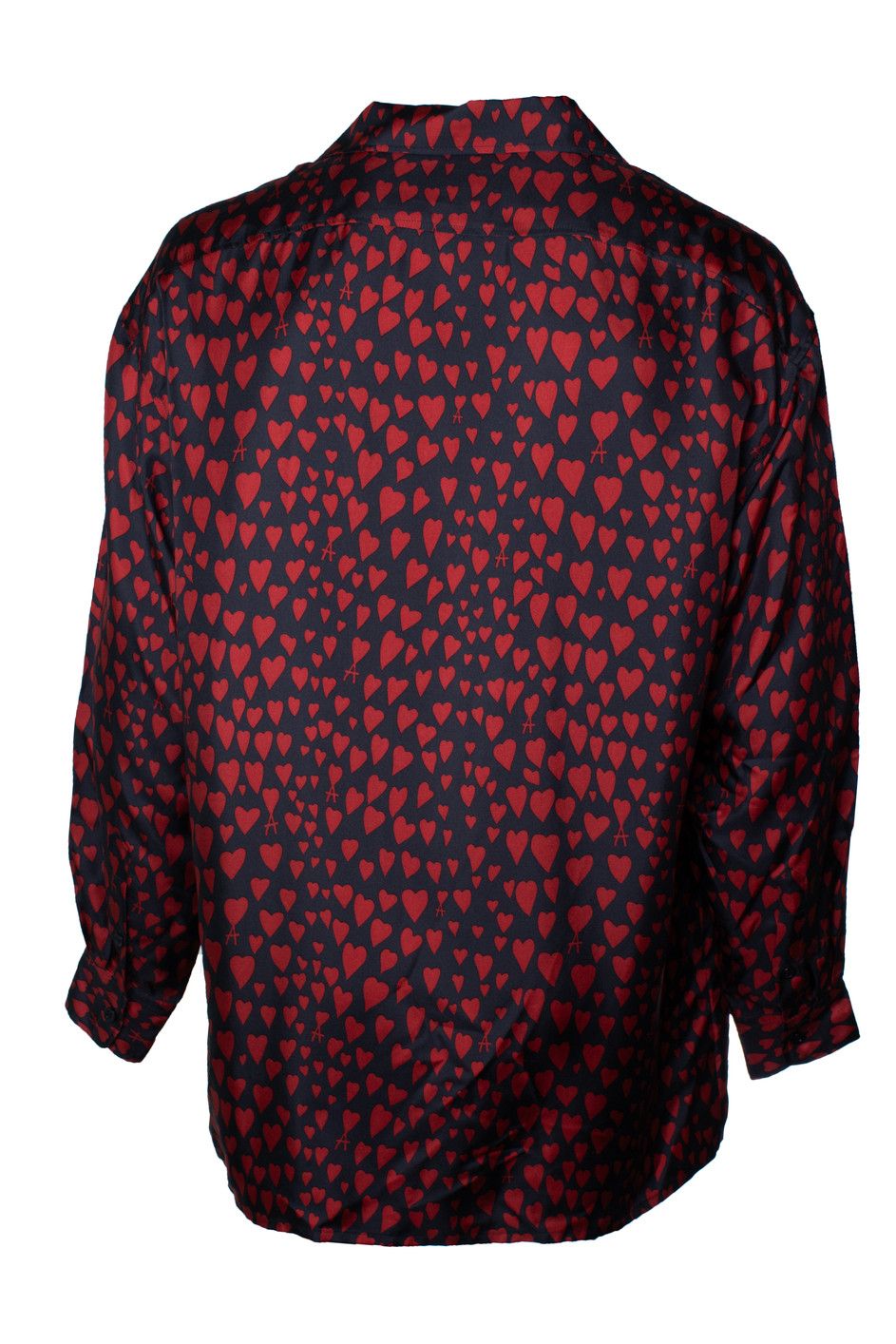 AMI Ami, Red heart print shirt Size US L / EU 52-54 / 3 - 3 Thumbnail