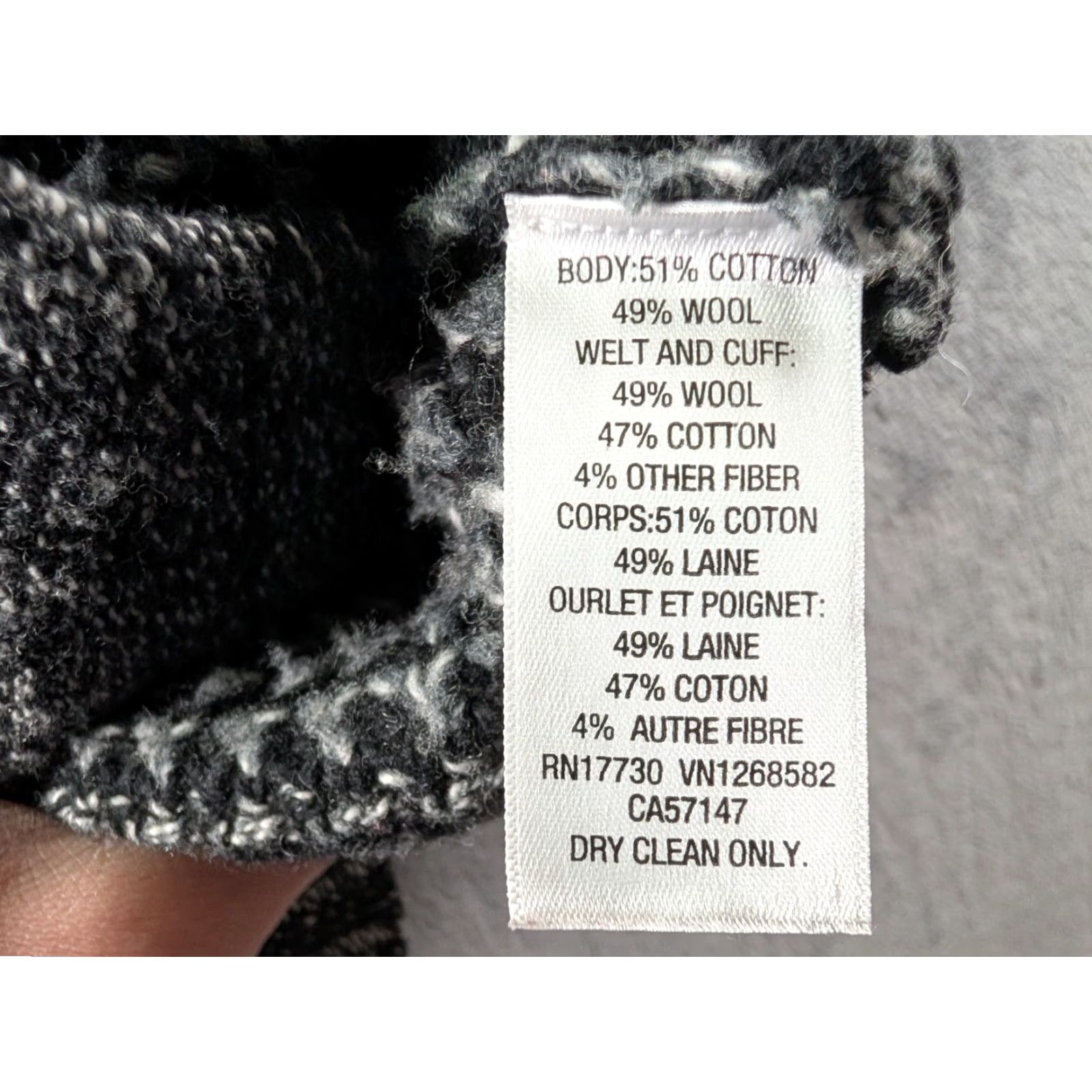 Rag & Bone rag & bone Cardigan Sweater Mens Large Black Size US L / EU 52-54 / 3 - 7 Thumbnail