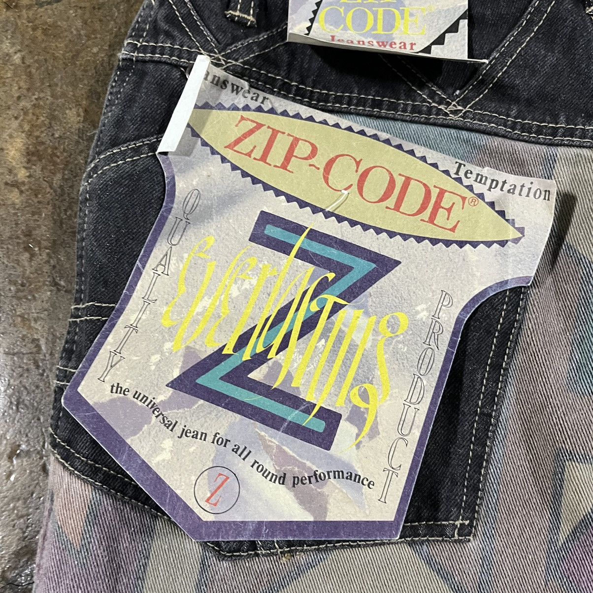 Cross Colours × Southpole × Vintage Crazy Vintage 90s Zip Code Jeans Skater Hip-Hop Style Unique Size US 32 / EU 48 - 5 Thumbnail