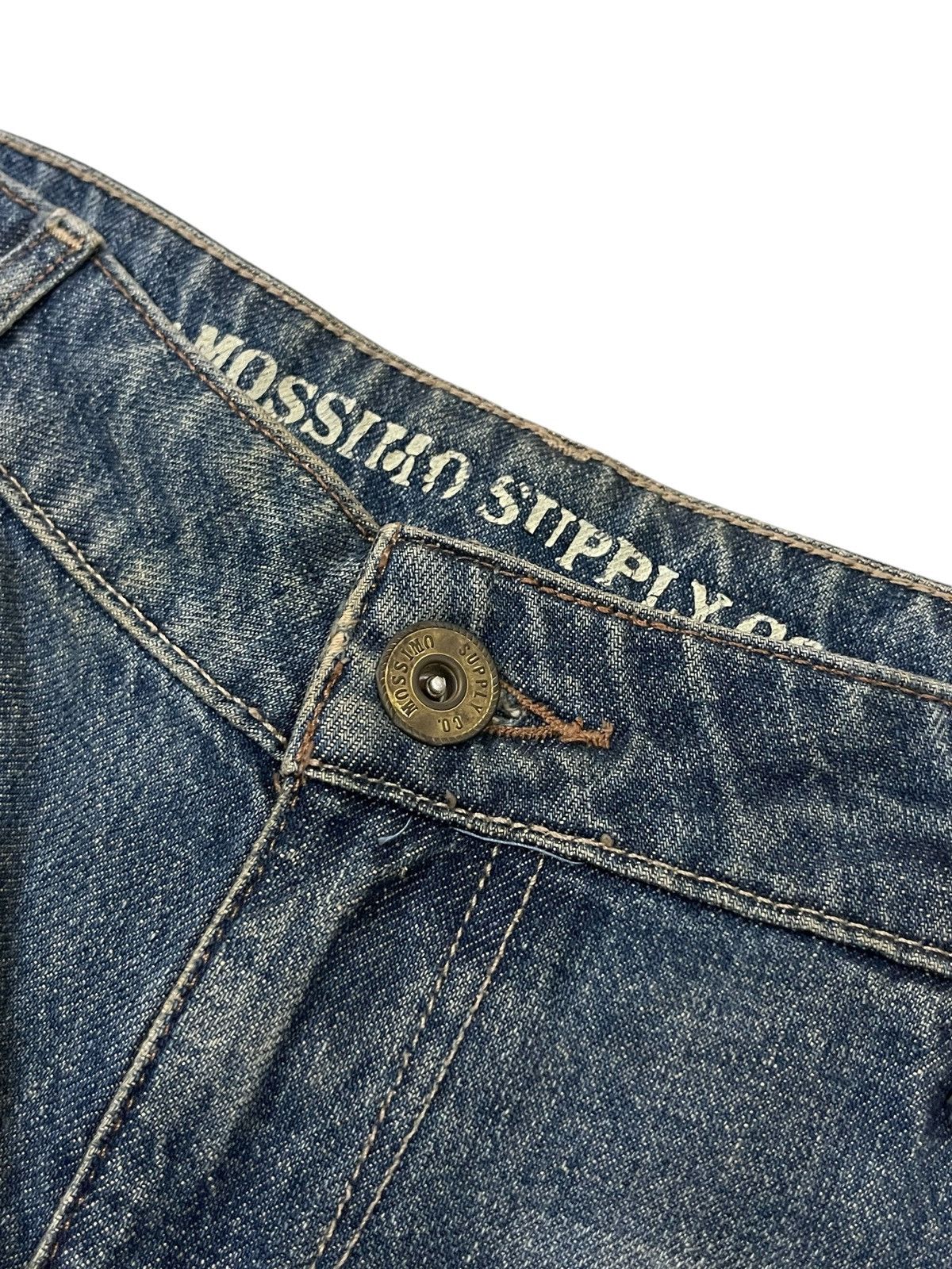 Mossimo MOSSIMO SUPPLY Distressed Flare Jeans Denim Size US 33 - 4 Thumbnail