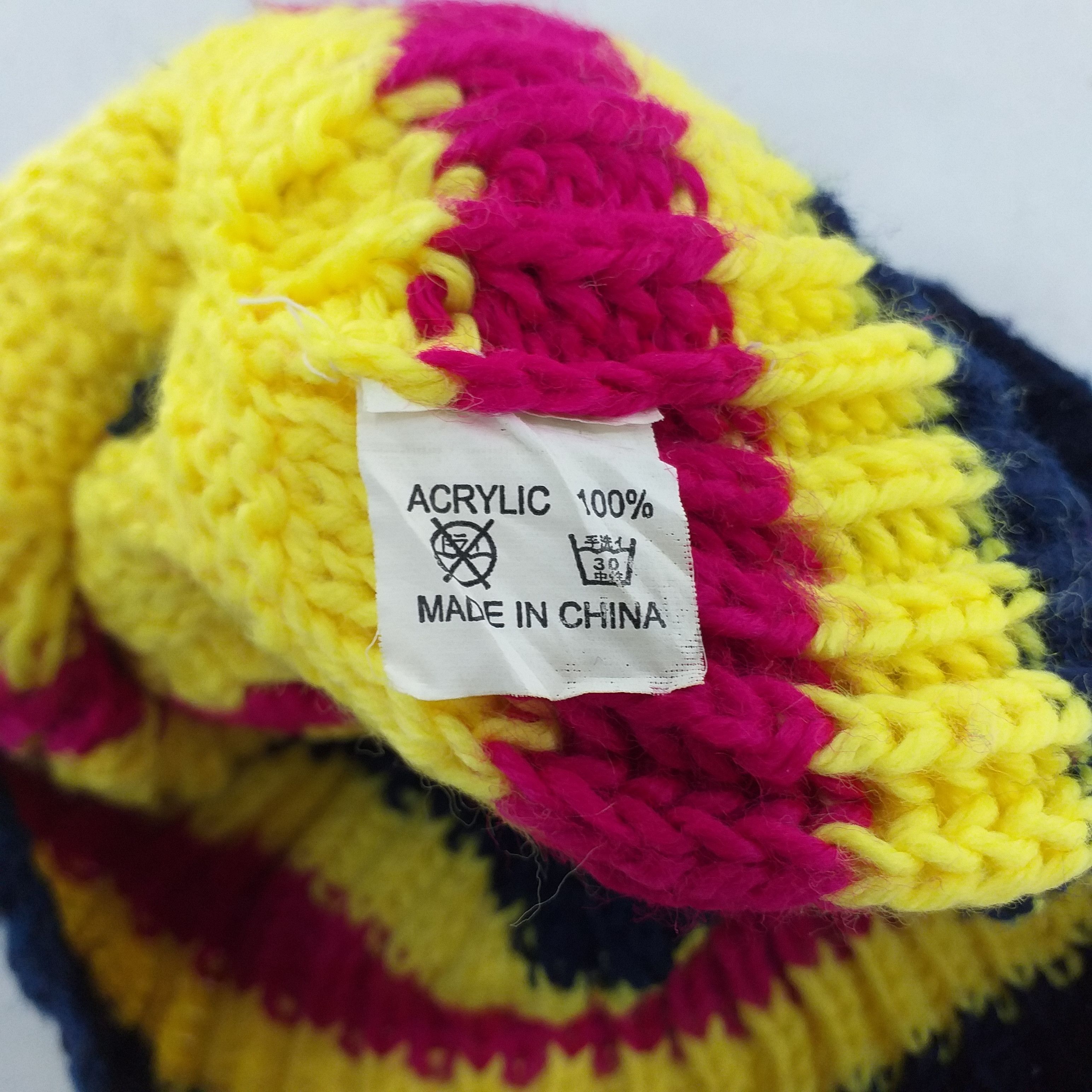 Japanese Brand Colorful Stripes Snow Cap Hat Beanie -BN215 Size ONE SIZE - 4 Thumbnail