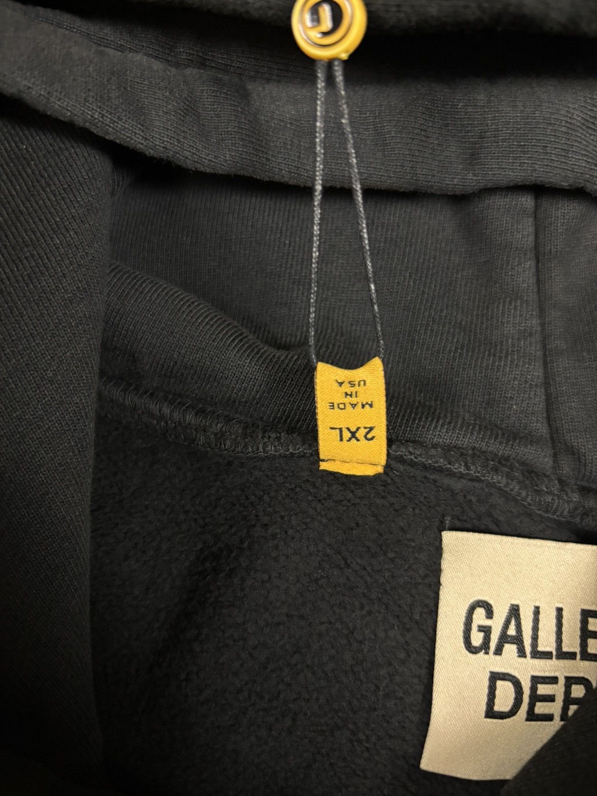 Gallery Dept. Gallery Dept Dept de la Gallery Hoodie, Black Size US XXL / EU 58 / 5 - 8 Thumbnail
