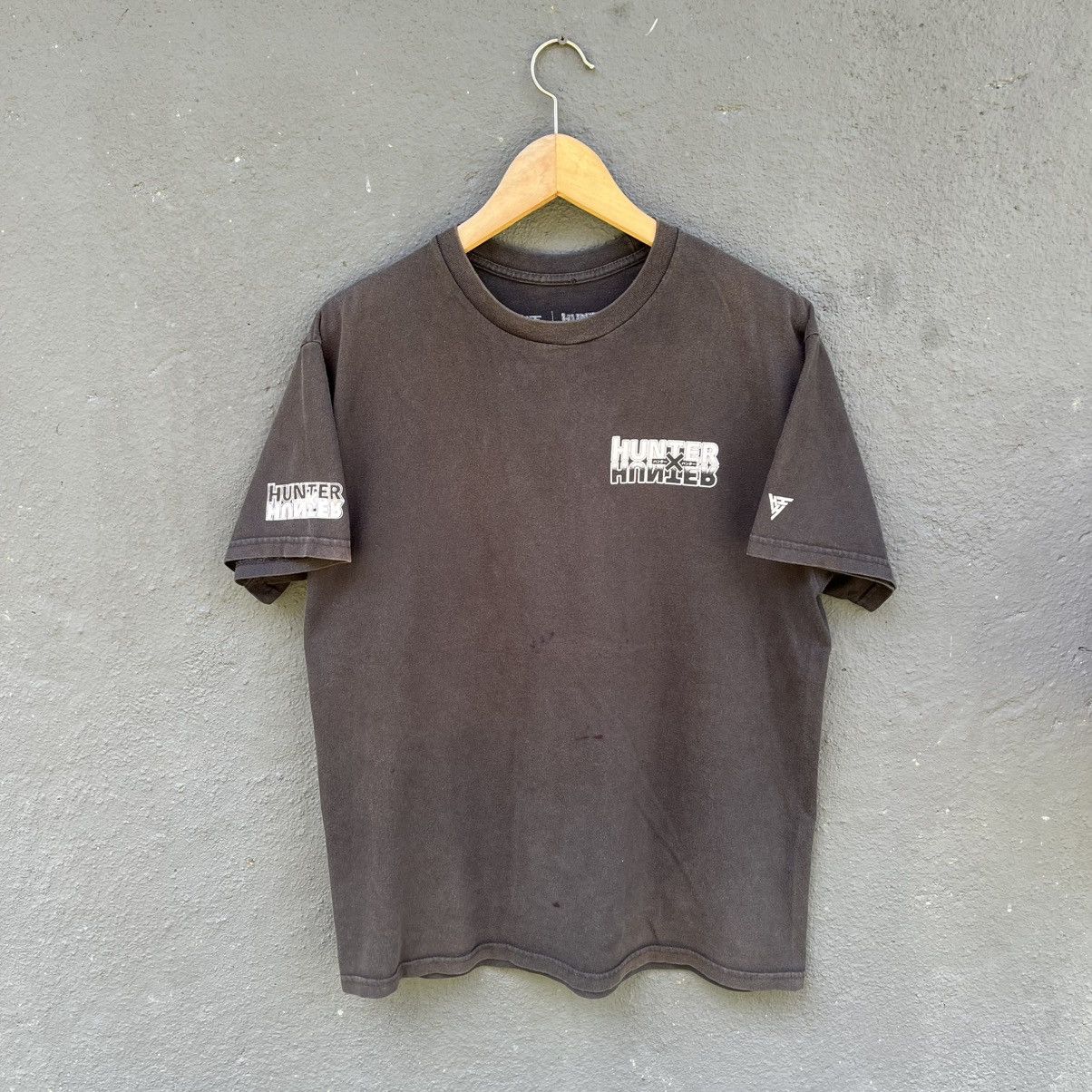Anime Thrashed Faded Hunter X Hunter Anime ERD Grunge Tee Size US M / EU 48-50 / 2 - 3 Thumbnail