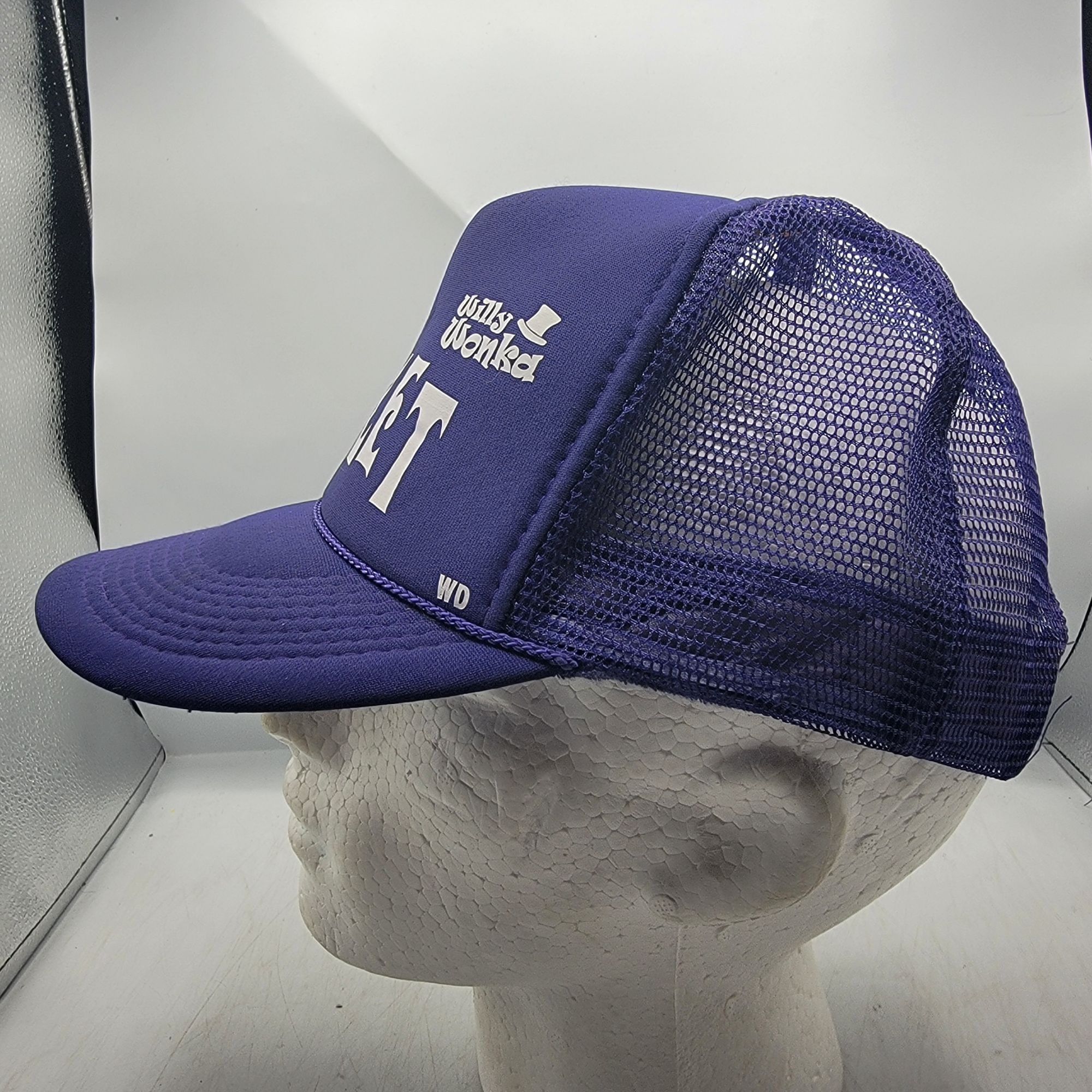Otto Willy Wonka Violet Adults Purple Trucker Hat Casual Outdoors Size ONE SIZE - 2 Thumbnail