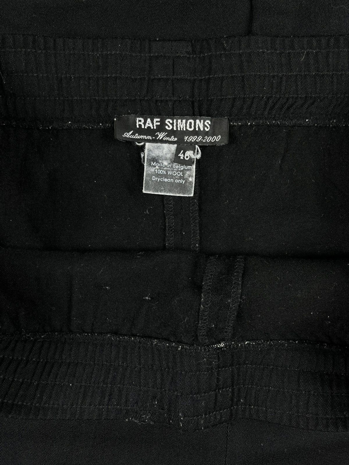 Raf Simons AW99 Raf Simons Disorder Wool Baggy Wide Leg Sweat Pants Size US 30 / EU 46 - 5 Thumbnail