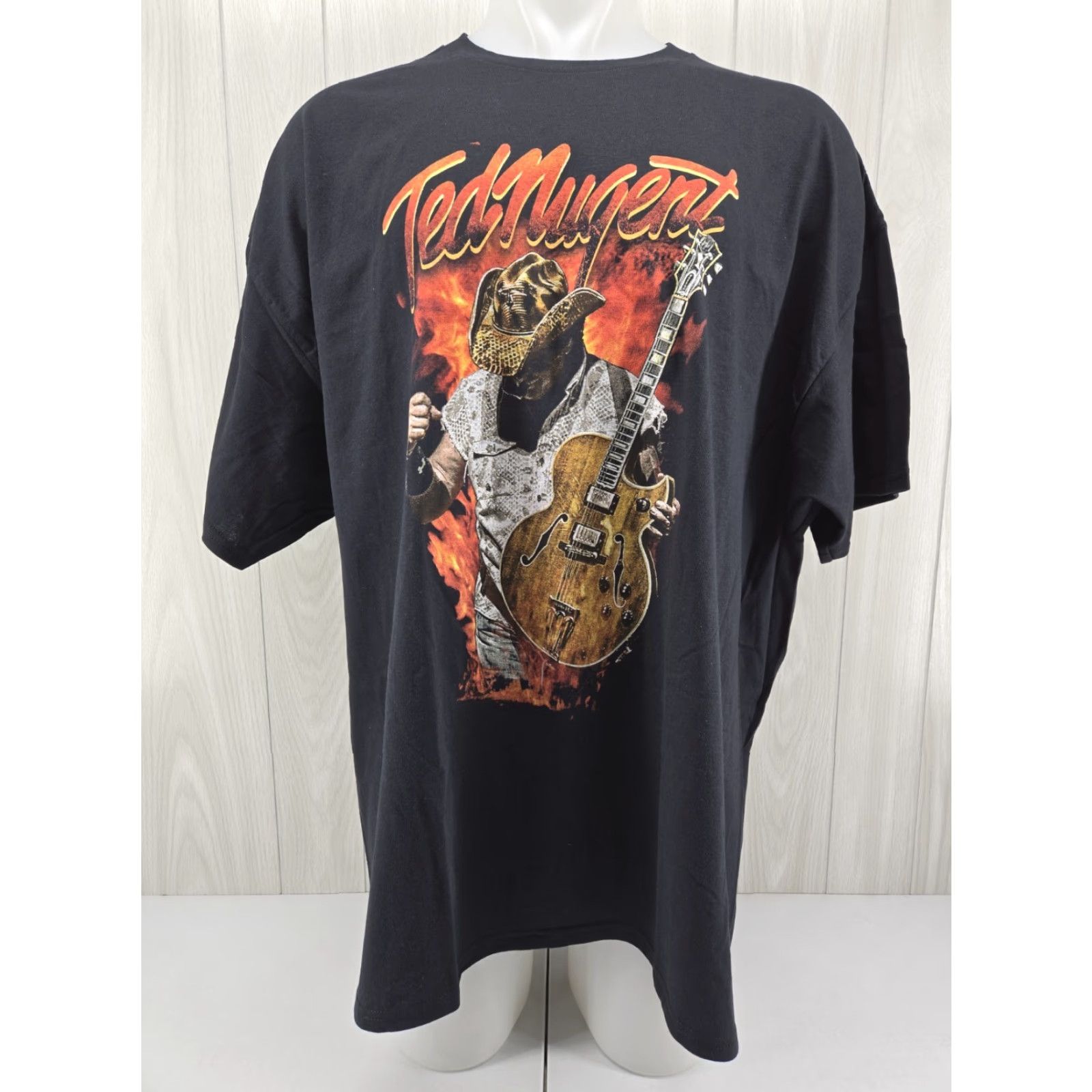 Gildan Ted Nugent Adios Mofo 2023 Tour T-Shirt Concert Music 3XL Black Gildan Short Sleeve Men Vintage No Size US XXL / EU 58 / 5 - 2 Thumbnail
