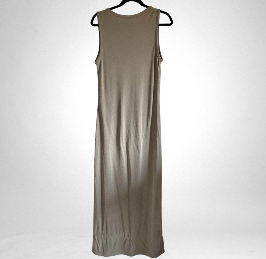 Old Navy LIGHT OLIVE SLEEVELESS SCOOP NECK MAXI DRESS Size L / US 10 / IT 46 - 3 Thumbnail