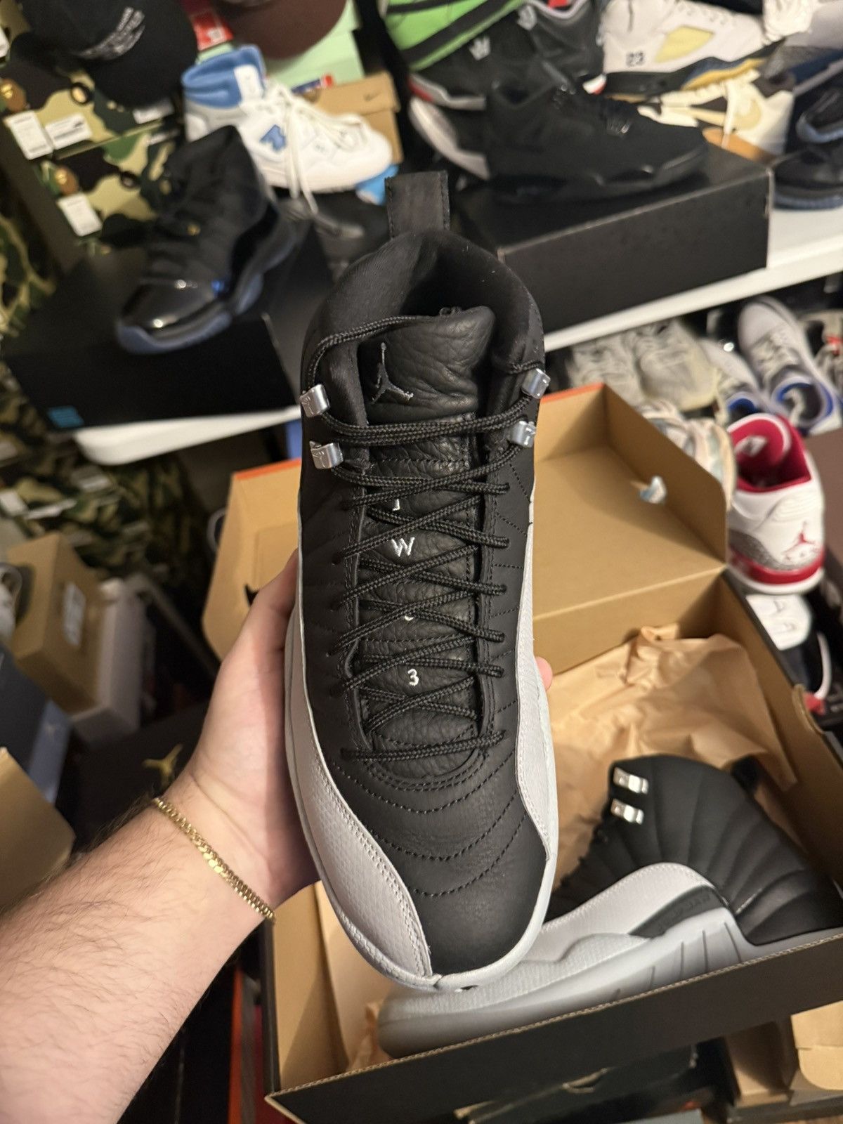 Jordan Brand Jordan retro 12 baron sz 9 Size US 9 / EU 42 - 2 Thumbnail