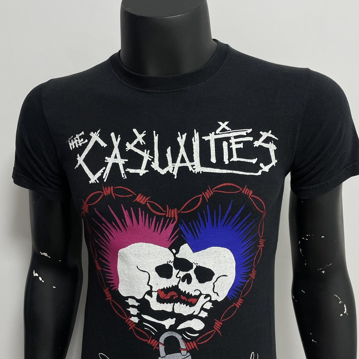 Band Tees × Vintage Vintage The Casualties ‘Punk Rock Love’ T-Shirt Size US XS / EU 42 / 0 - 3 Thumbnail