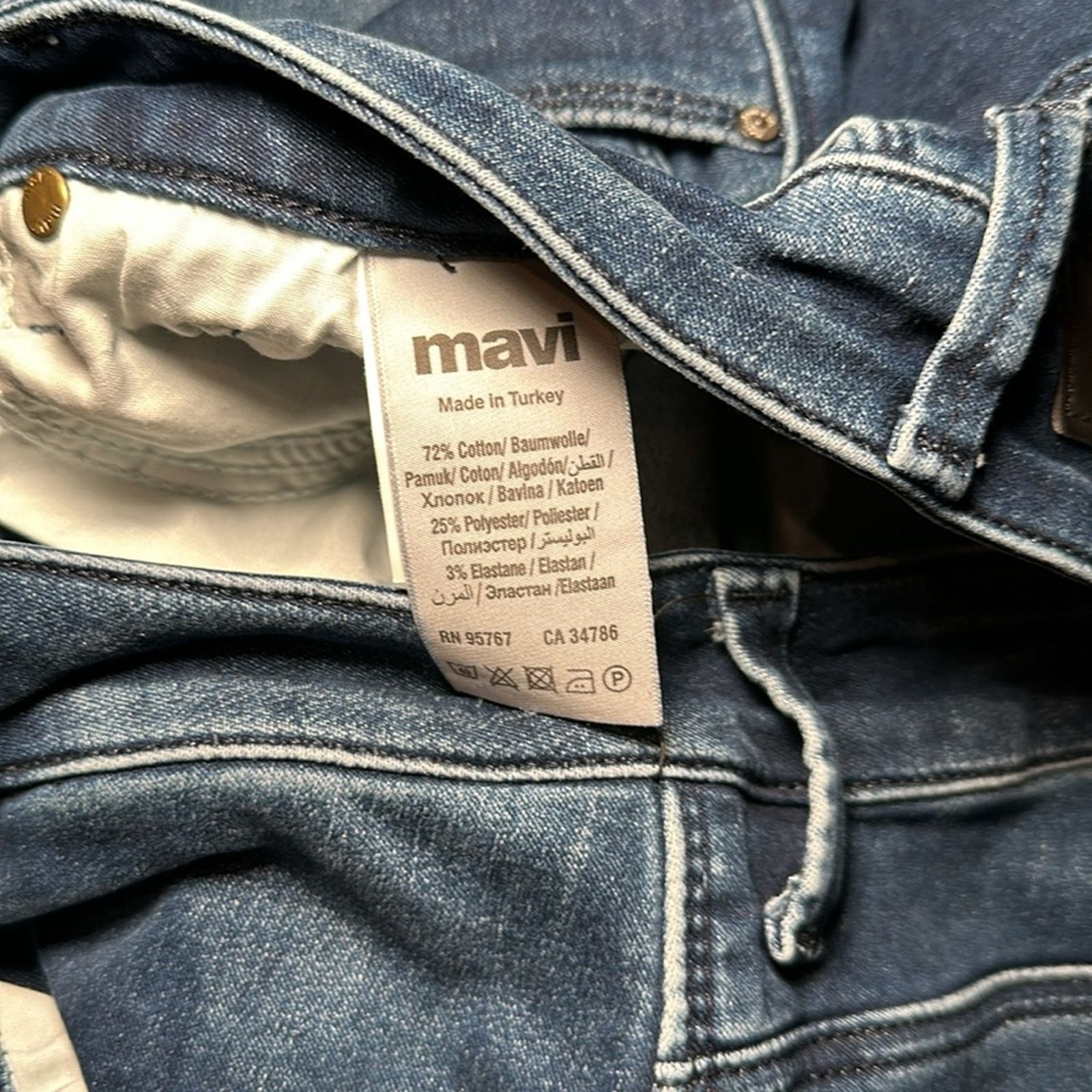 Mavi Mavi Kendra High Rise Stretch Straight Jeans - 32 Size 32" / US 10 / IT 46 - 7 Thumbnail