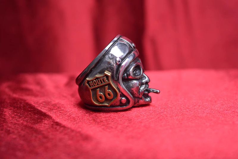 Jewelry Route 66 New Design Jewelry Rings Chrome Ring (Size 7-13) Size ONE SIZE - 4 Thumbnail