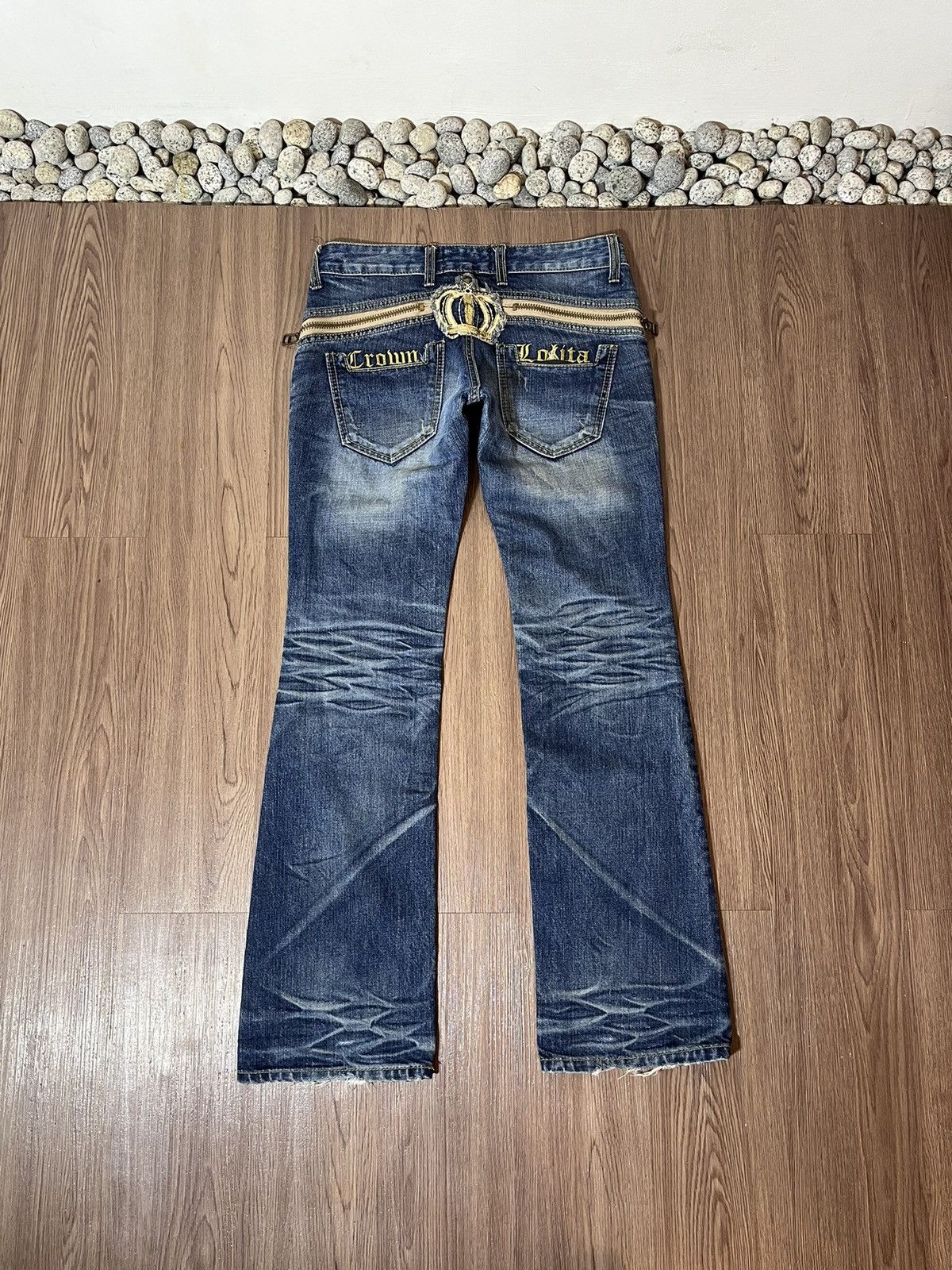 Japanese Brand Lolita Crown Yoshitomo Nara whiskers denim Size US 32 / EU 48 - 1 Thumbnail