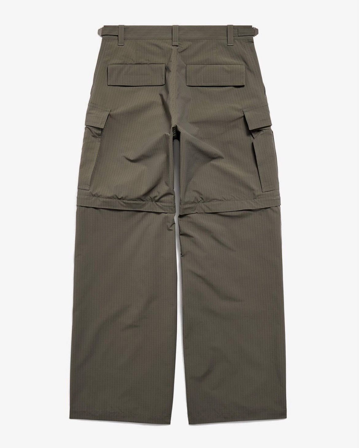 Balenciaga - Green Unity Sports Icon Light Cargo Trousers Size US 30 / EU 46 - 2 Thumbnail