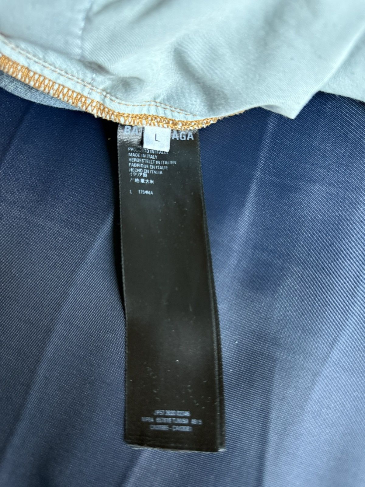 Balenciaga Balenciaga Hybrid Flannel Wrap Denim Size US 34 / EU 50 - 5 Thumbnail