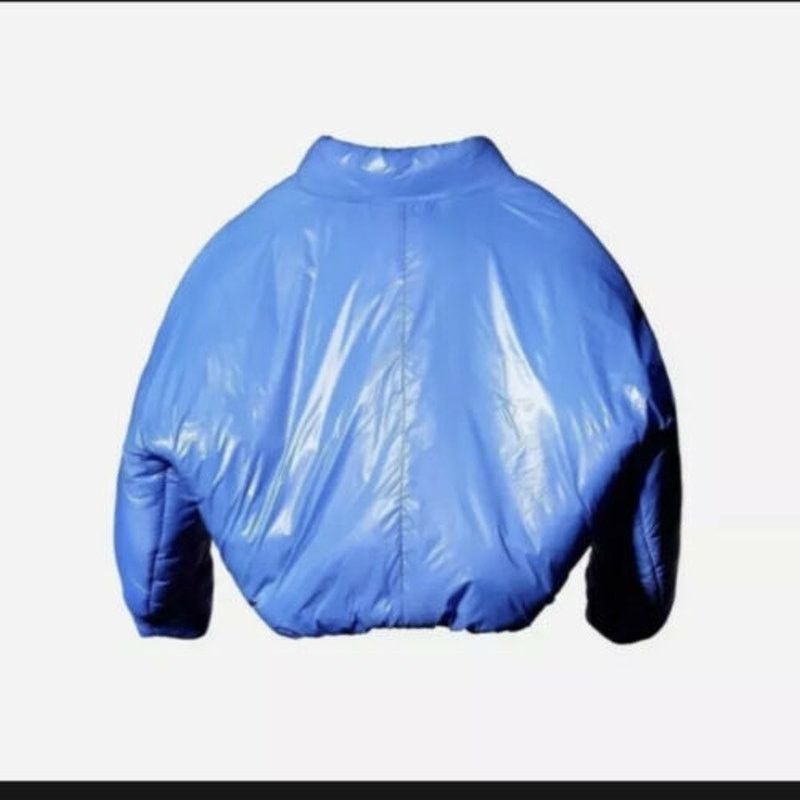 Gap YEEZY X GAP ROUND Cropped Jacket blue Puffer Kanye West (M) Size US M / EU 48-50 / 2 - 8 Thumbnail