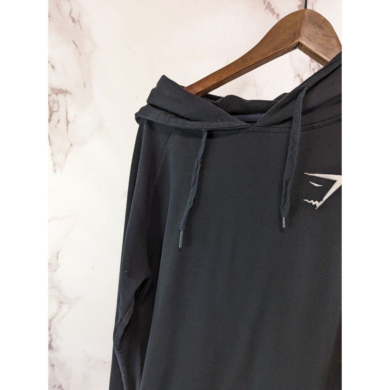 Gymshark Gymshark Hoodie Mens Medium Black Pullover Sweatshirt Logo Size US M / EU 48-50 / 2 - 2 Thumbnail