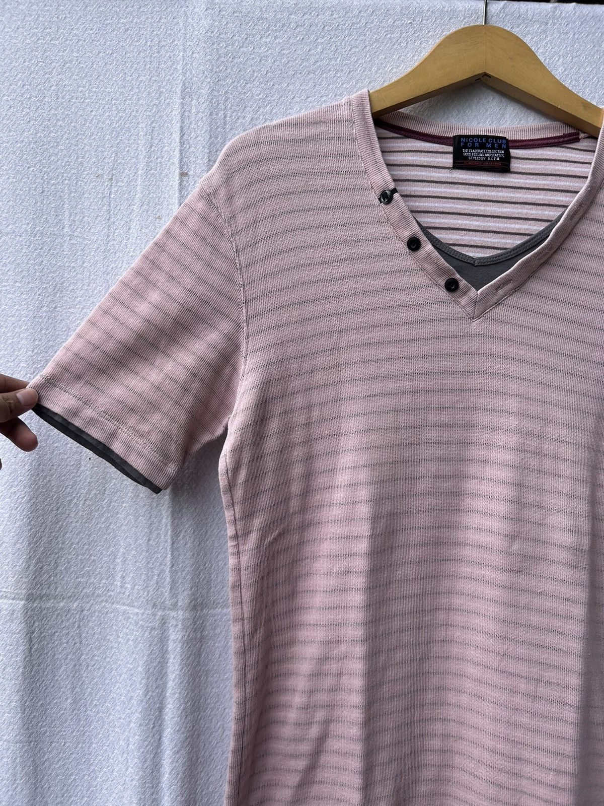 Hysteric Glamour NCFM - Nicole Club For Men Striped Shirt Size US M / EU 48-50 / 2 - 3 Thumbnail
