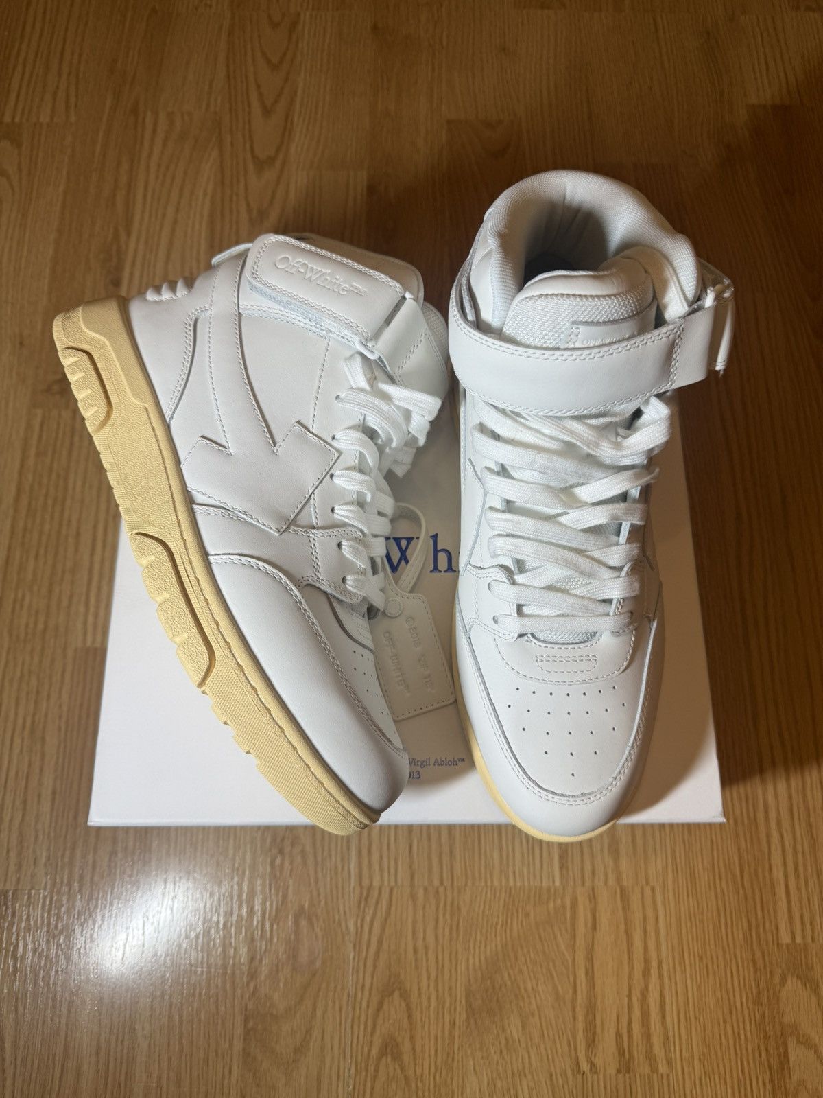 Off-White OFF WHITE OUT OF OFFICE MID WHITE WHITE Size US 9 / EU 42 - 1 Thumbnail