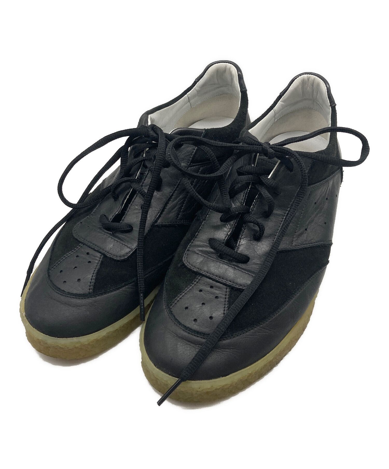 Maison Margiela MM6 Maison Margiela German Trainer Black 45 Size US 12 / EU 45 - 1 Thumbnail
