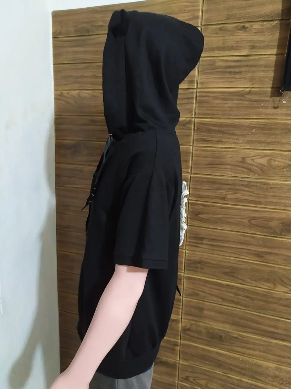 Japanese Brand Hell Cat Punk Japanese Bunny Horn Devil Short Sleeve Hoodie Size L / US 10 / IT 46 - 4 Thumbnail