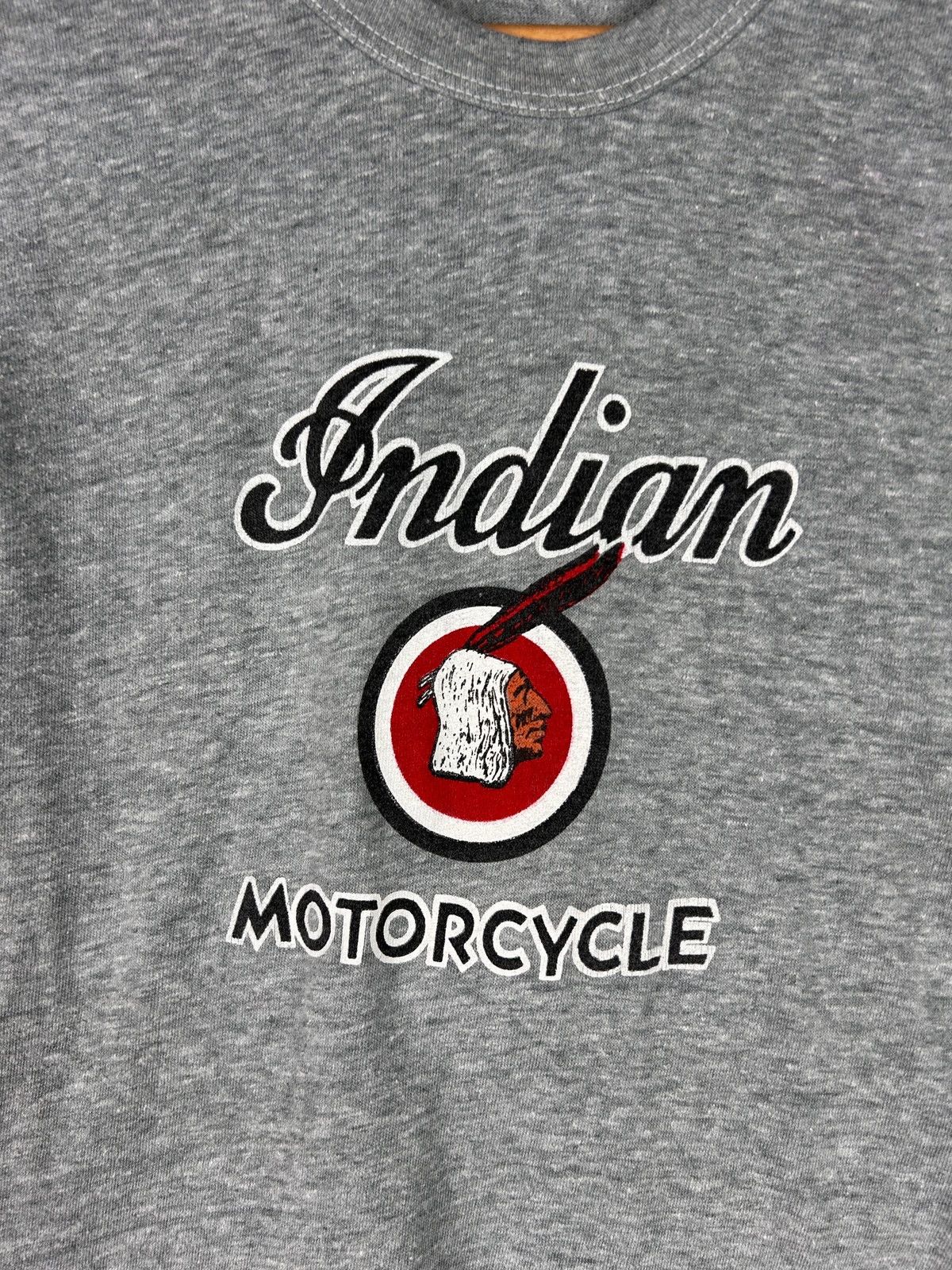 Indian Motorcycle × Vintage Indian motorcycles tee vintage 80s/90s grey vintage Size S / US 4 / IT 40 - 3 Thumbnail