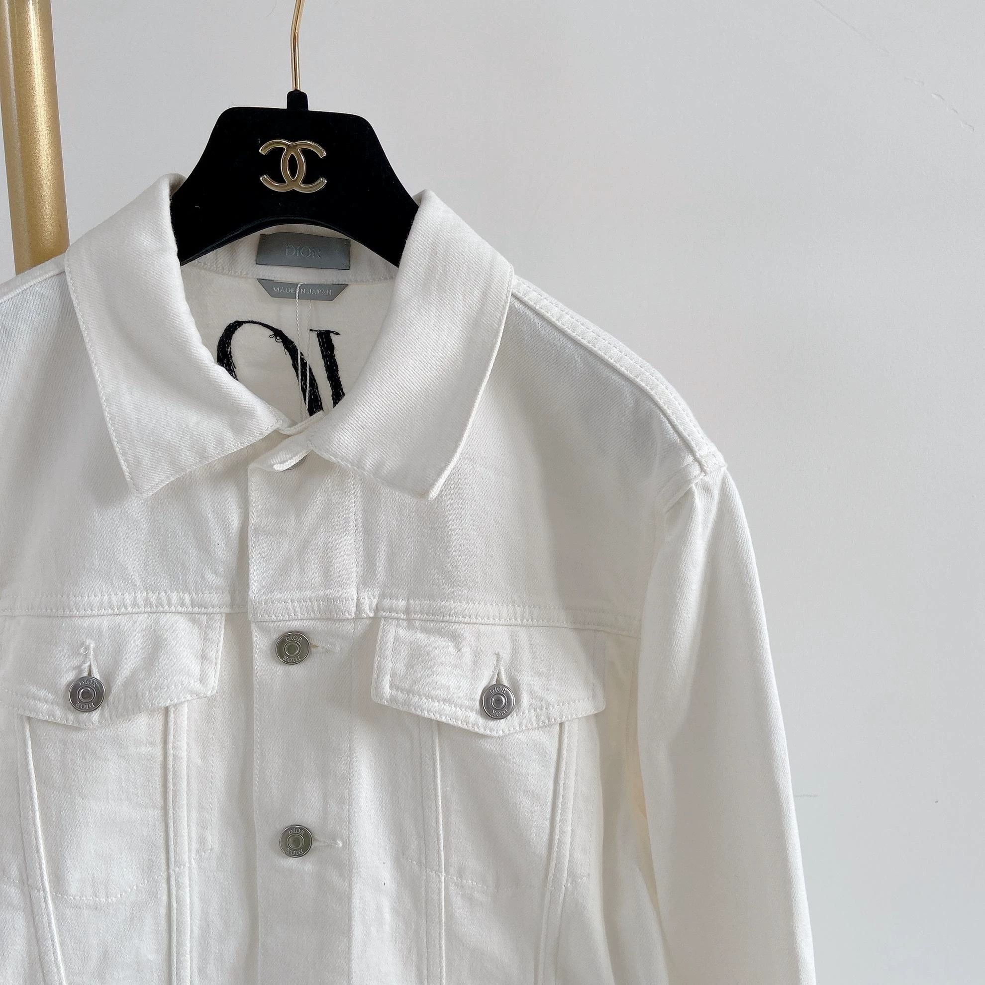 Dior Dior White Denim Jacket Size 46 4332 Size US S / EU 44-46 / 1 - 3 Thumbnail
