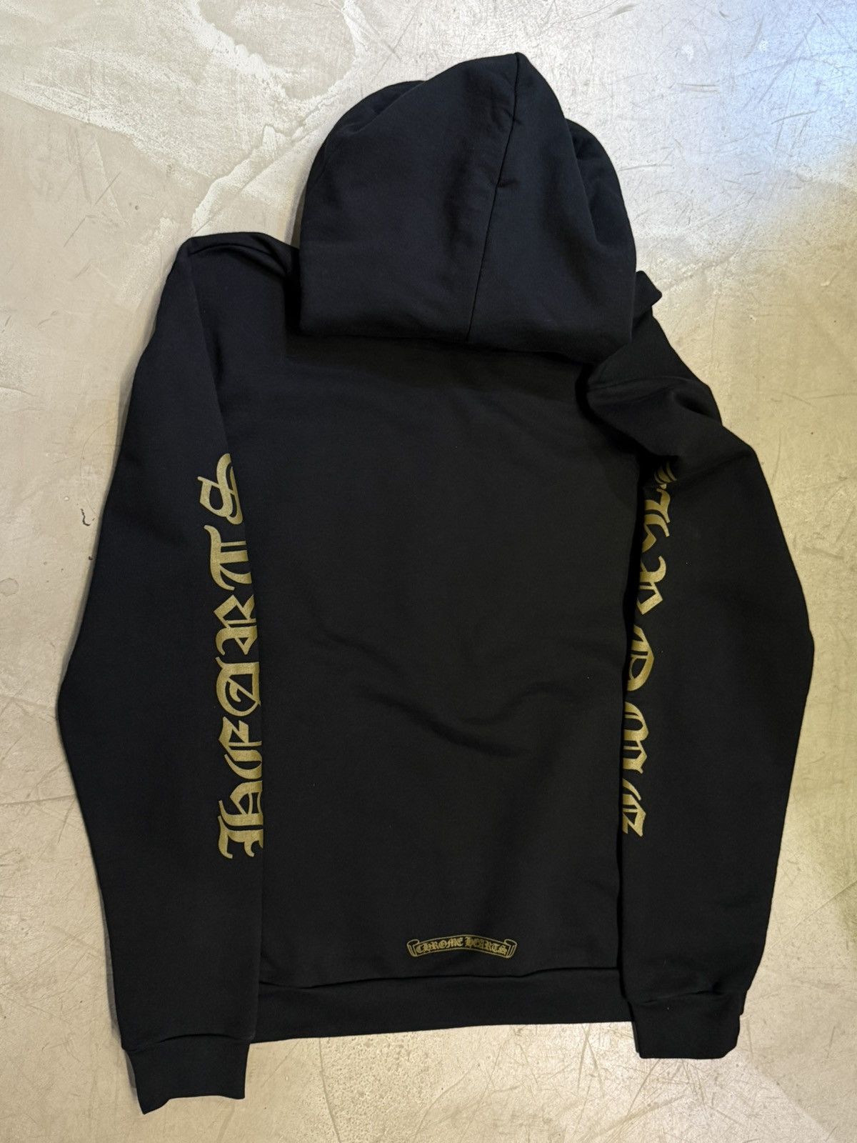 Chrome Hearts Chrome Hearts Vertical Logo Hoodie Black/Army Green Size US S / EU 44-46 / 1 - 2 Thumbnail
