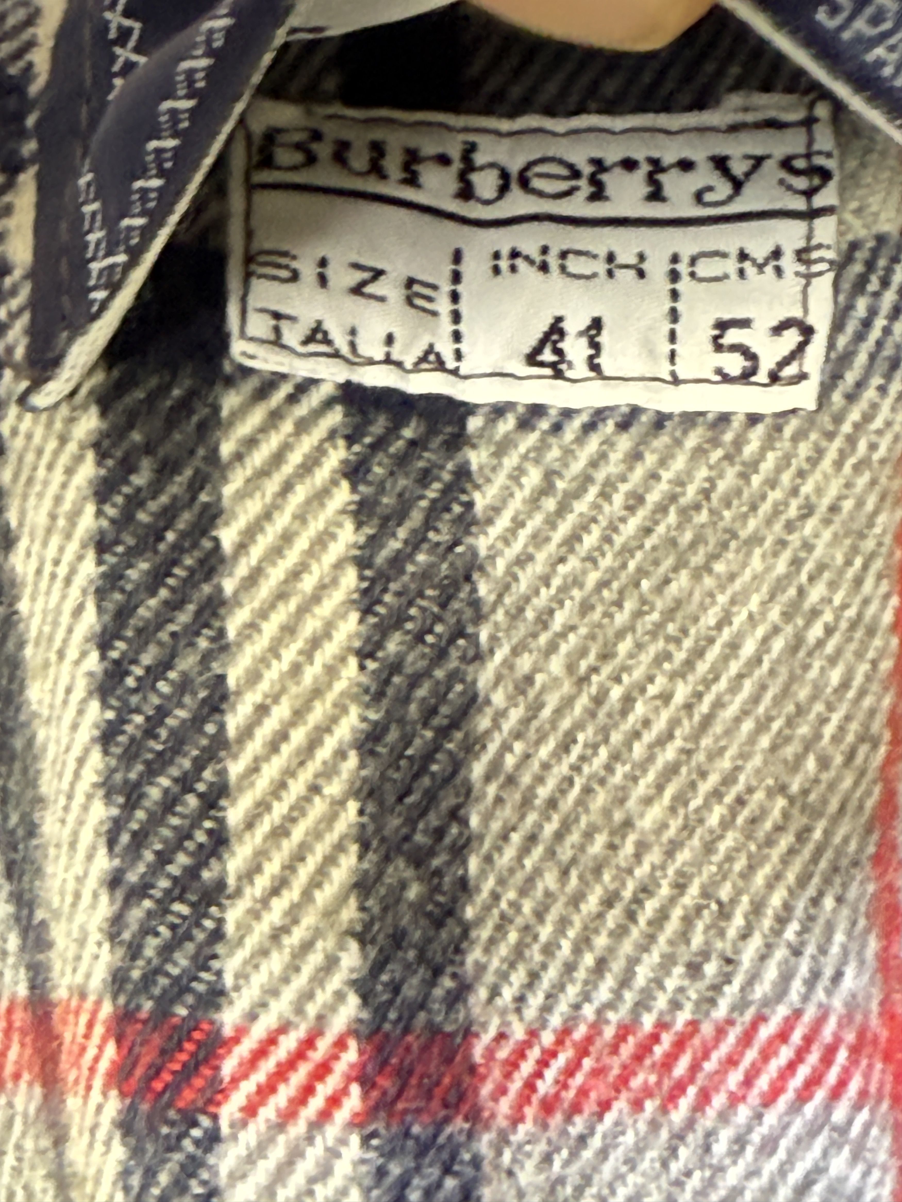 Burberry 🔥 rare 1990´s Burberry vintage wool bomber jacket Size US L / EU 52-54 / 3 - 9 Thumbnail