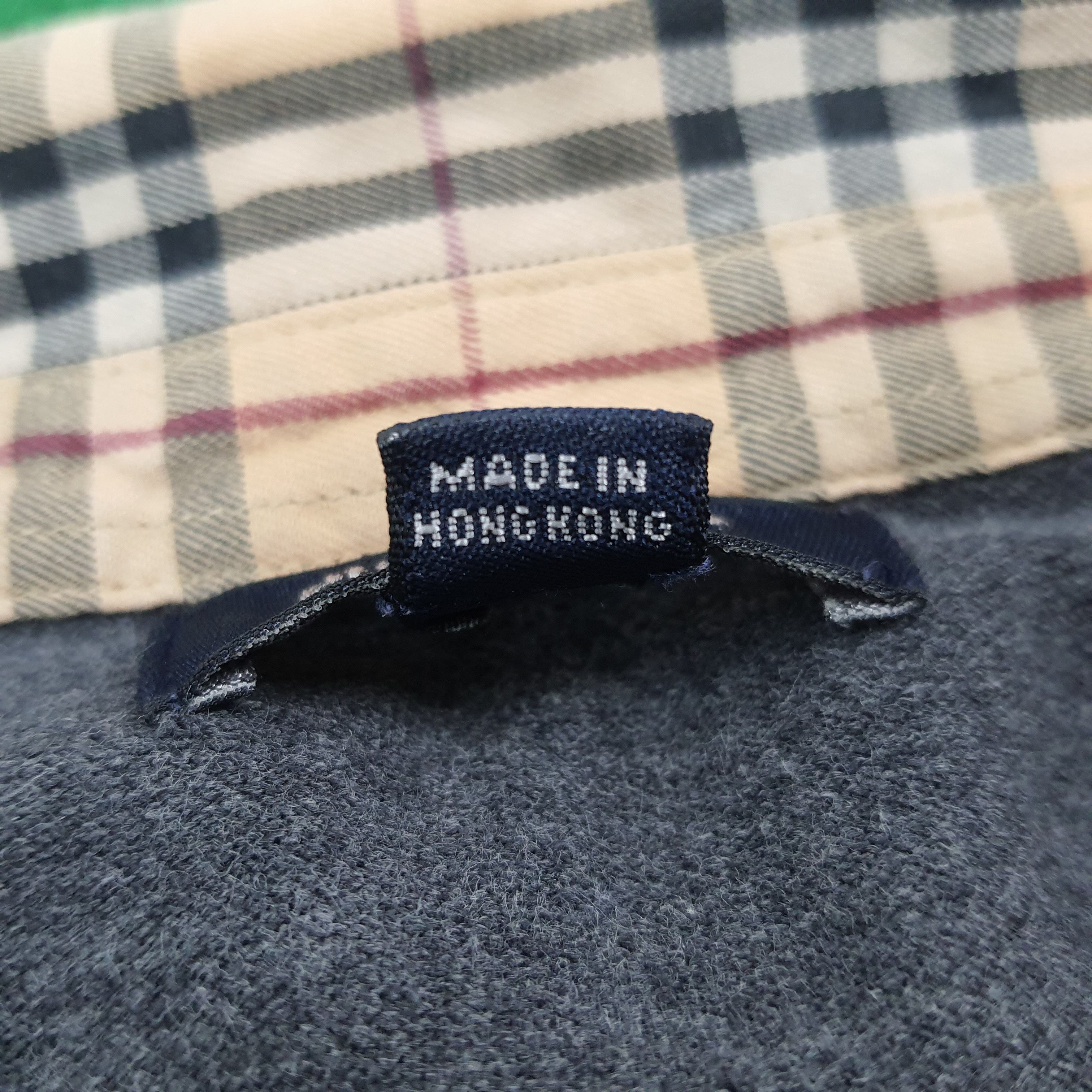 Burberry × Vintage Vintage Burberry London Nova Check Designer Polo Shirt Size US L / EU 52-54 / 3 - 5 Thumbnail