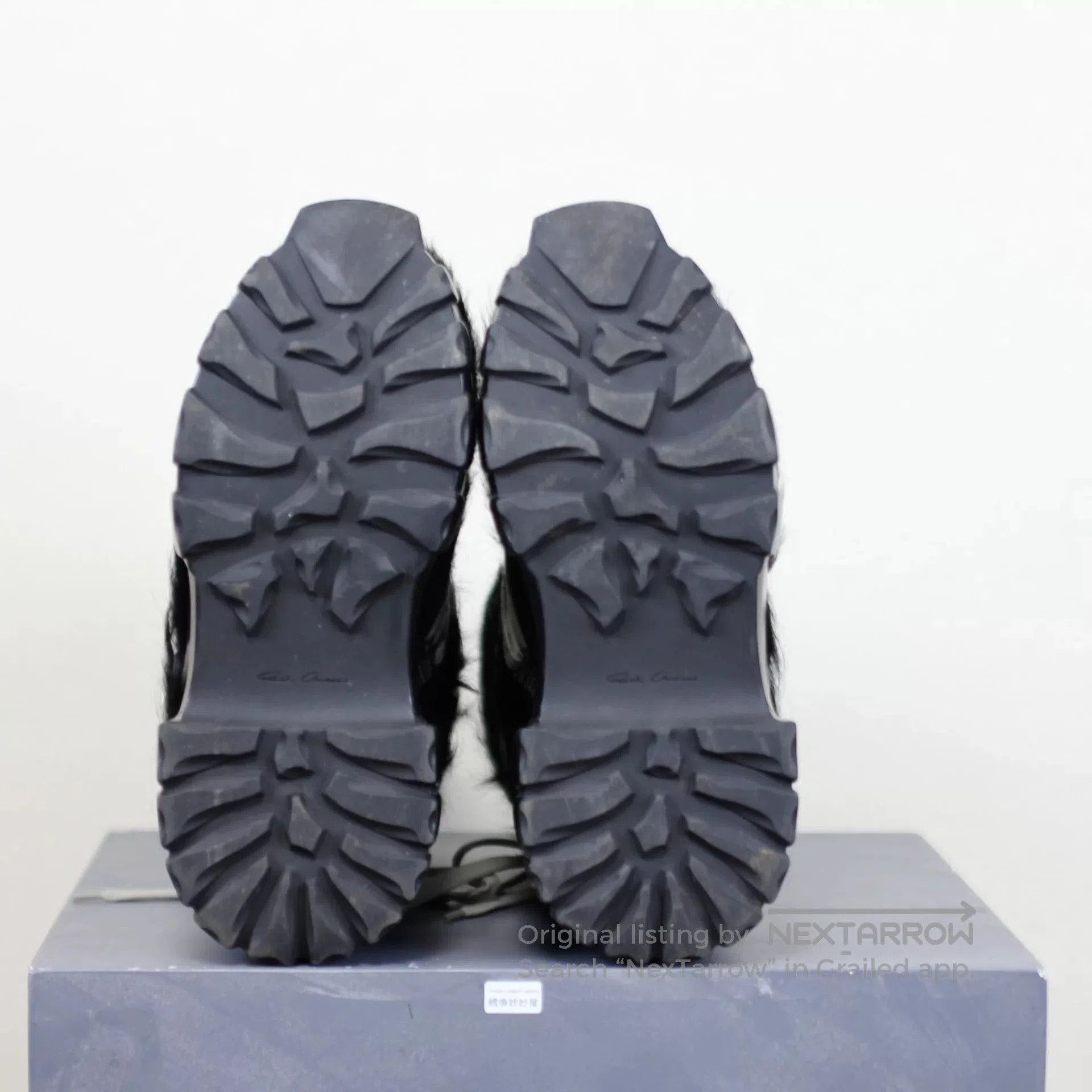 Rick Owens Rick Owens Black Furry Lace. Size US 5.5 / EU 38 - 6 Thumbnail