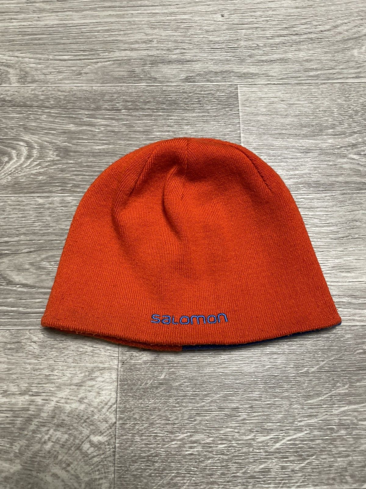 Salomon Vintage Salomon 2 Sides Reversible 2 in 1 Beanie Hat Outdoor Size ONE SIZE - 11 Thumbnail