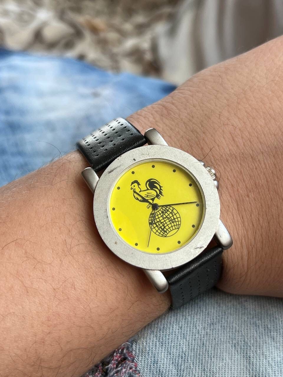 Japanese Brand × Vintage Vintage Retro Cock 🐓 Japanese style futuristic Steel Watch Size ONE SIZE - 1 Thumbnail