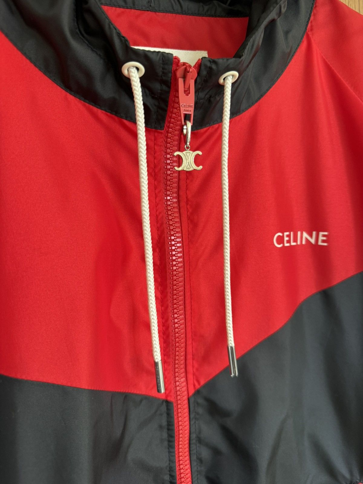 Celine SS21 Celine windbreaker hoodie jacket Hedi Slimane logo 52 Size US L / EU 52-54 / 3 - 17 Thumbnail