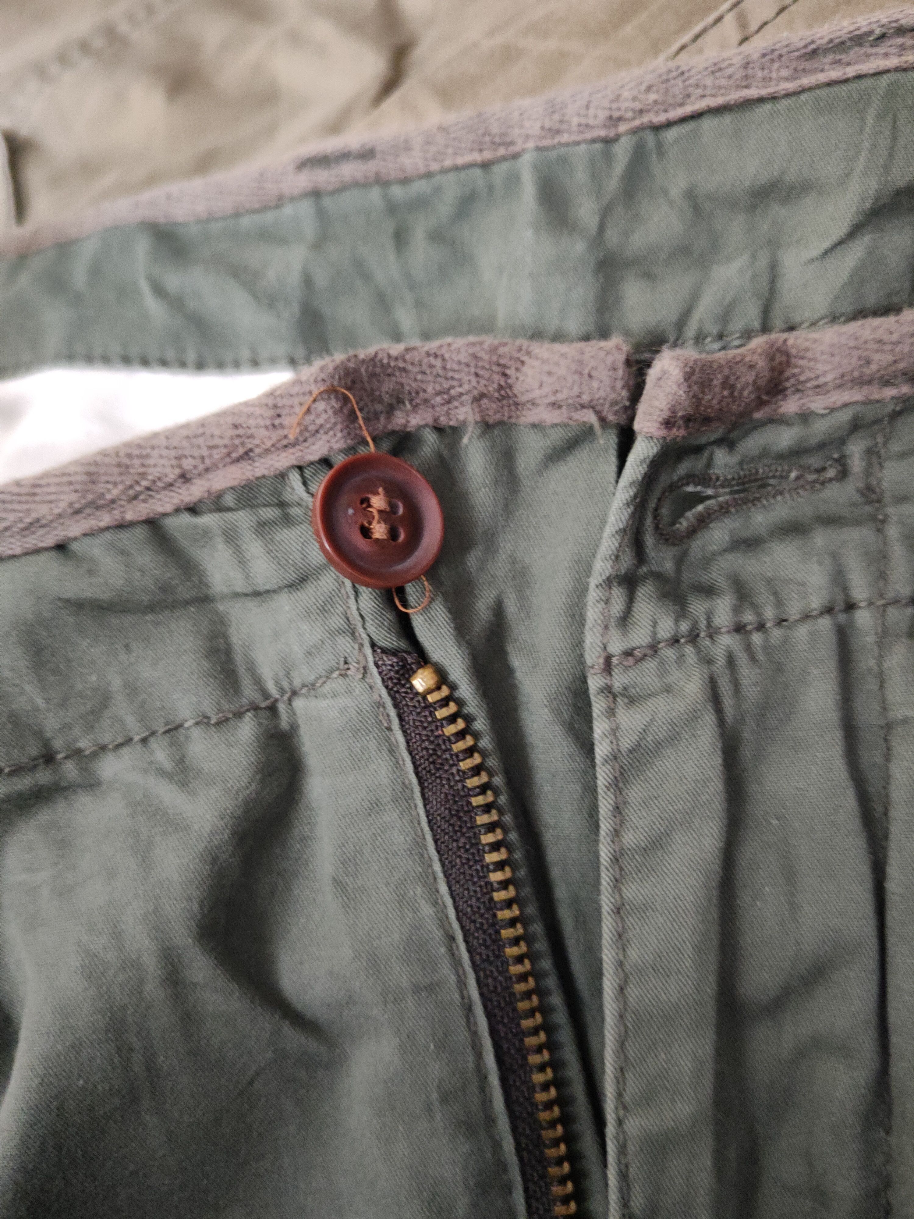 Japanese Brand DL TKMixpice Green Multipocket Tactical Cargo Pants #1132 Size US 34 / EU 50 - 14 Thumbnail