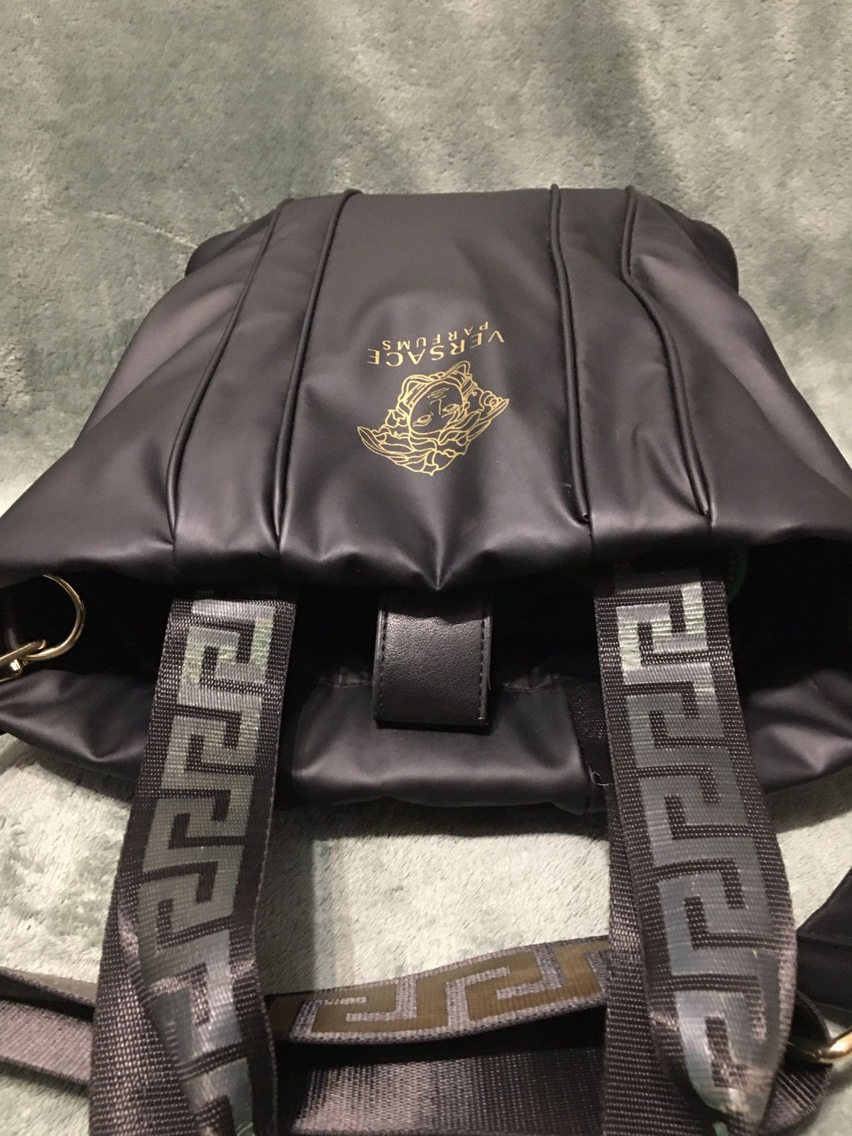 Versace Versace Parfums Black Medusa Logo Design Shoulder Bag Size ONE SIZE - 10 Thumbnail