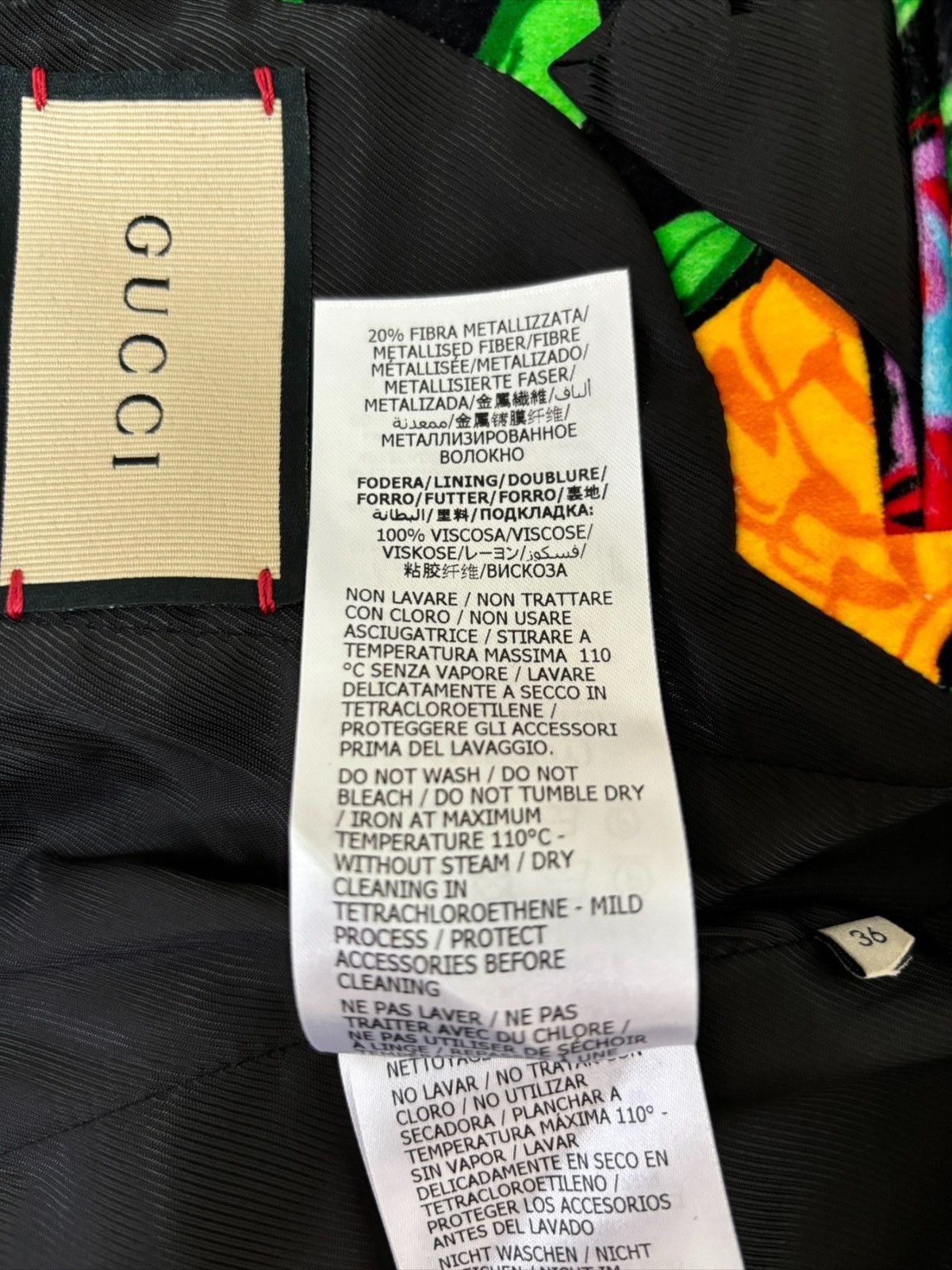 Gucci Gucci × Ken Scott floral velvet blazer Size 36R - 5 Thumbnail