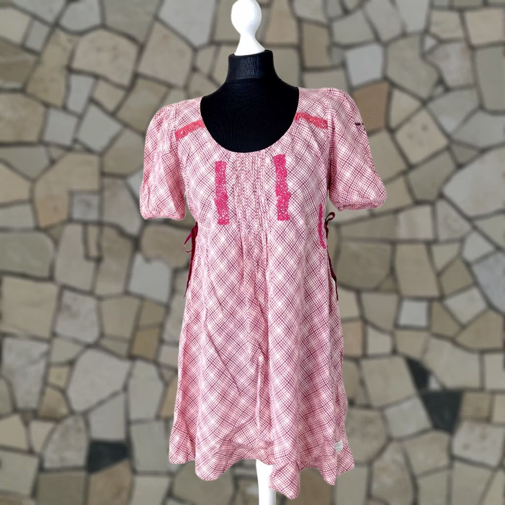 Vintage Odd Molly Blouse Shirt 3 Pink Womens Short Sleeve Tunic 80 cm 55 cm Size XS / US 0-2 / IT 36-38 - 1 Thumbnail